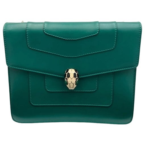 Serpenti leather handbag