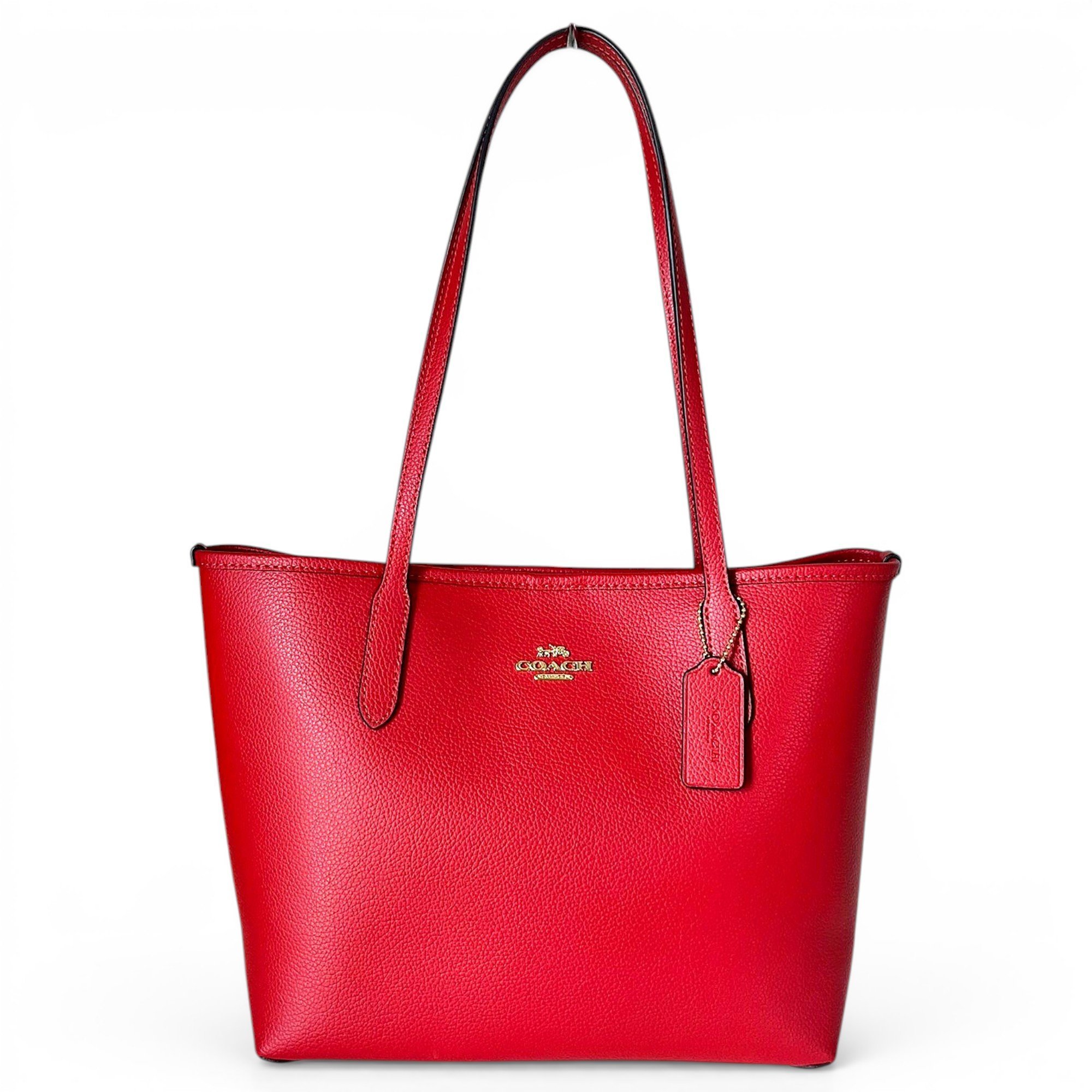 Leather tote