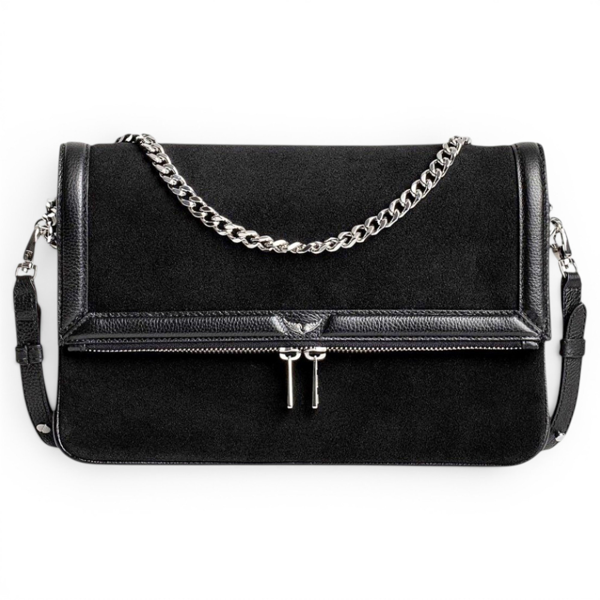 Rock leather crossbody bag