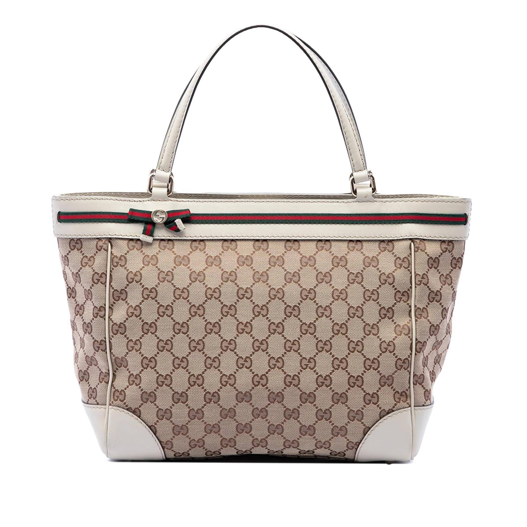 Gucci B leather tote