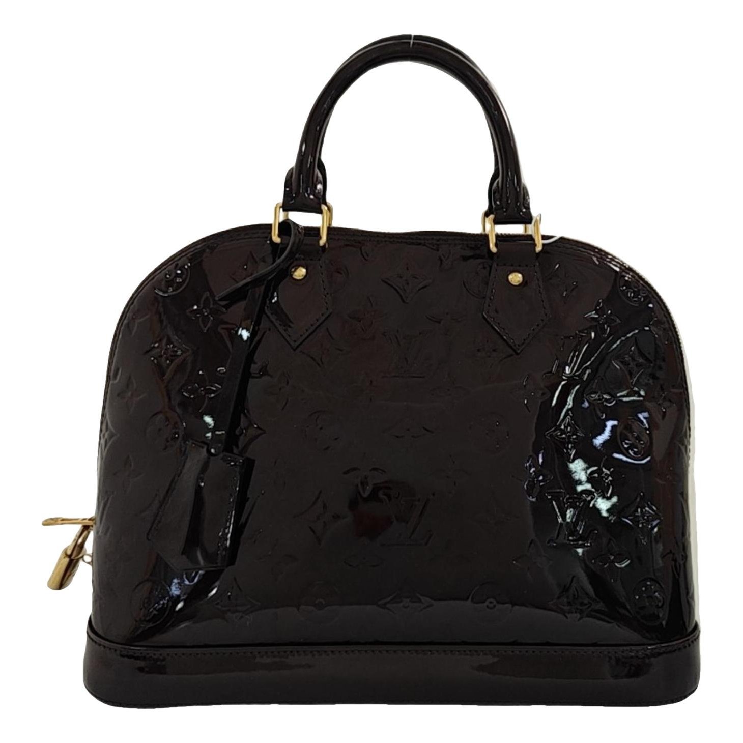 Alma patent leather handbag