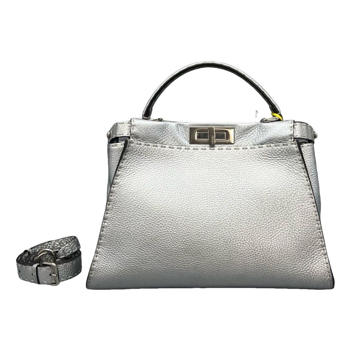 Peekaboo leather handbag