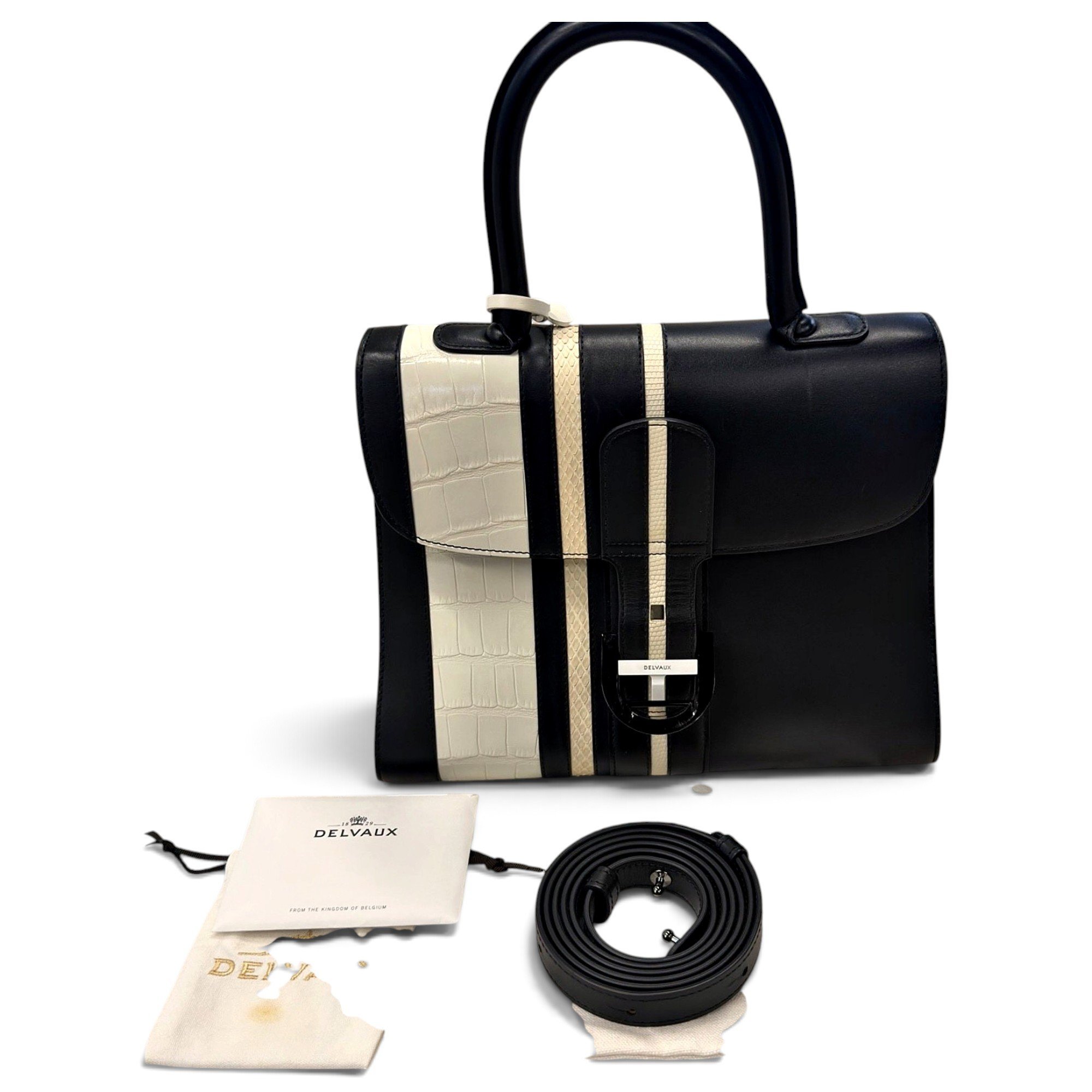 Brillant leather handbag