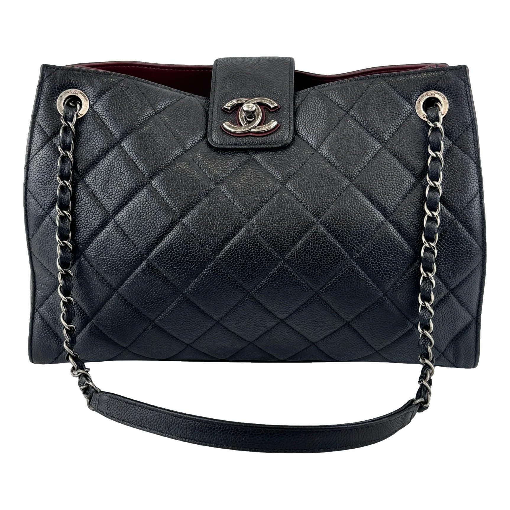 Leather tote