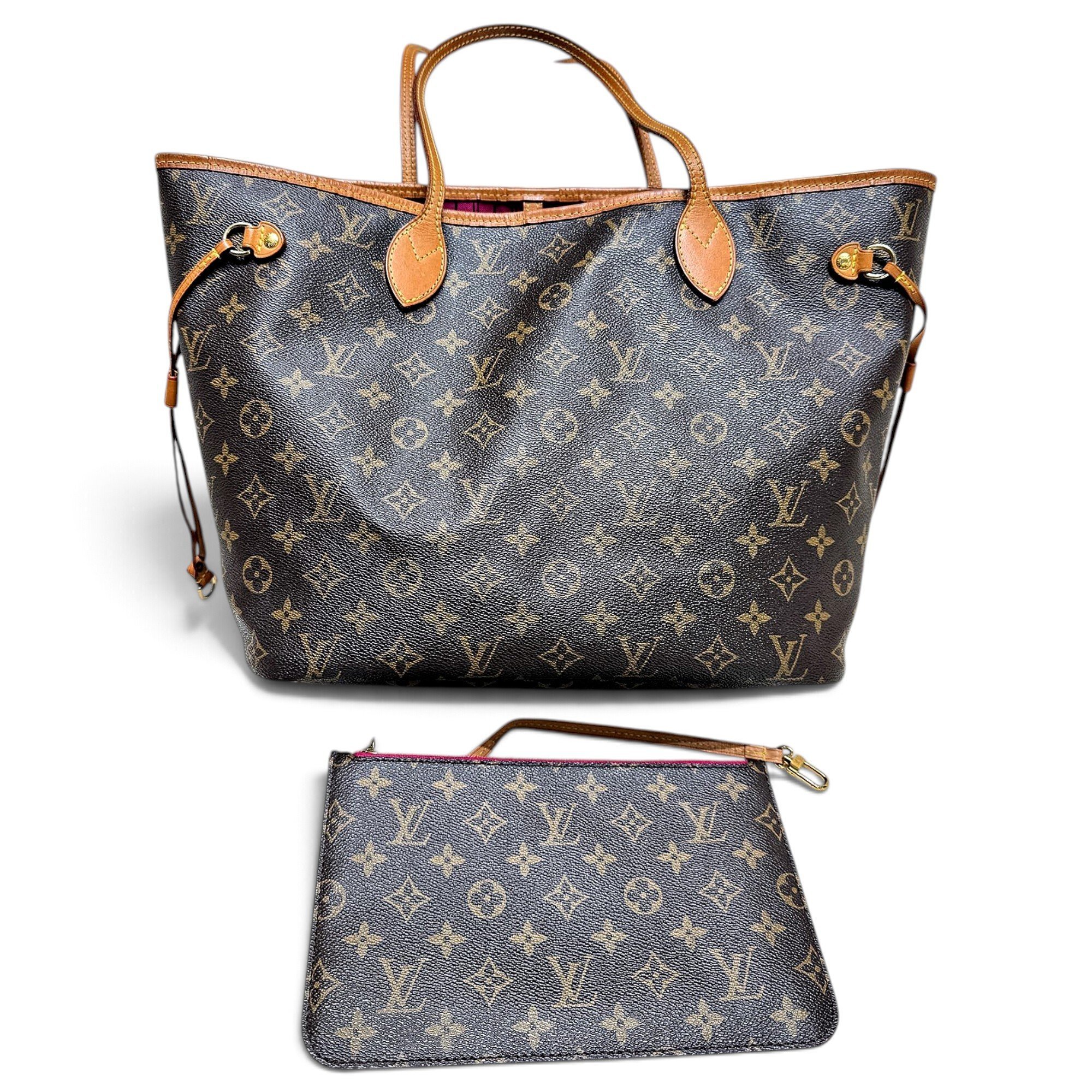 Neverfull leather handbag