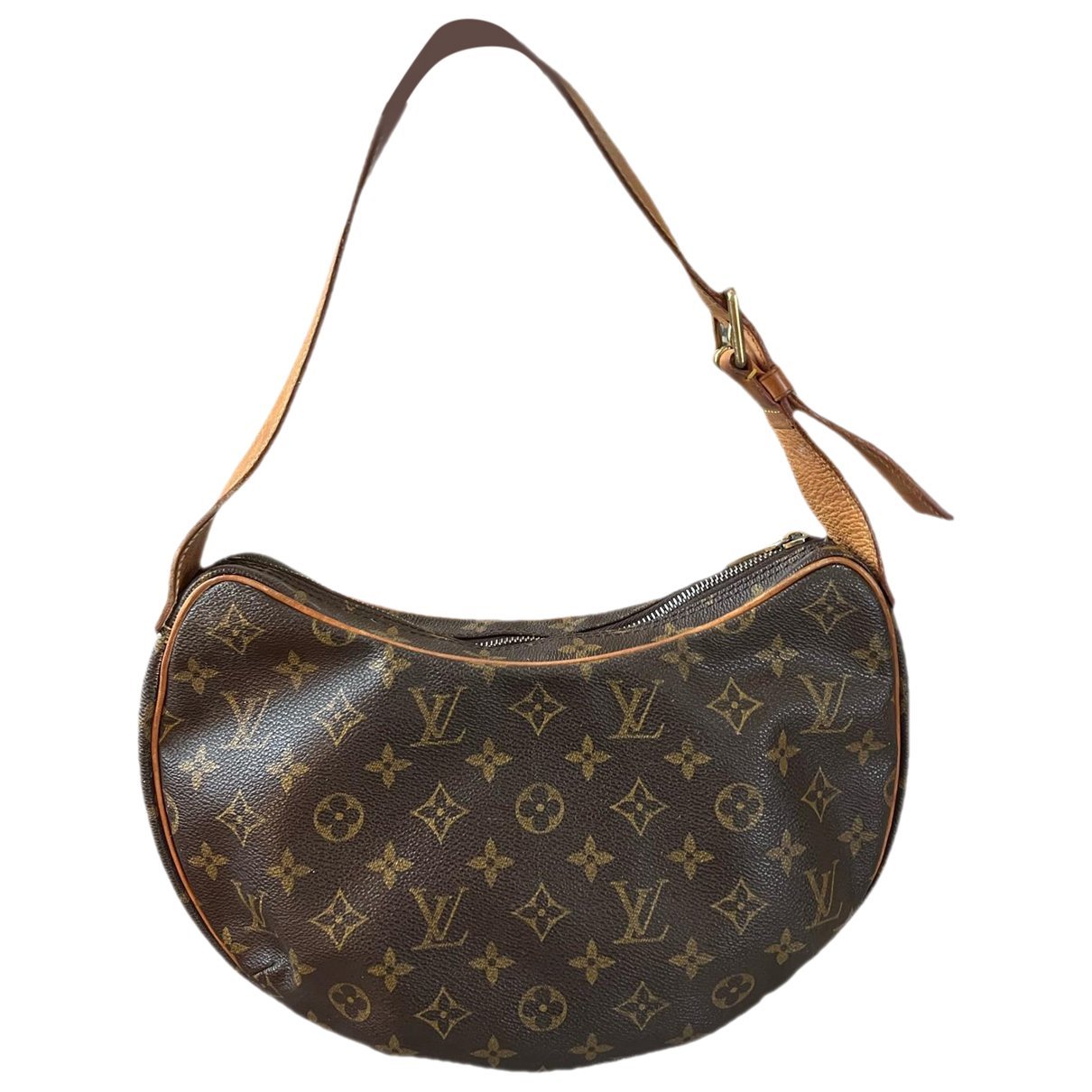Croissant leather handbag