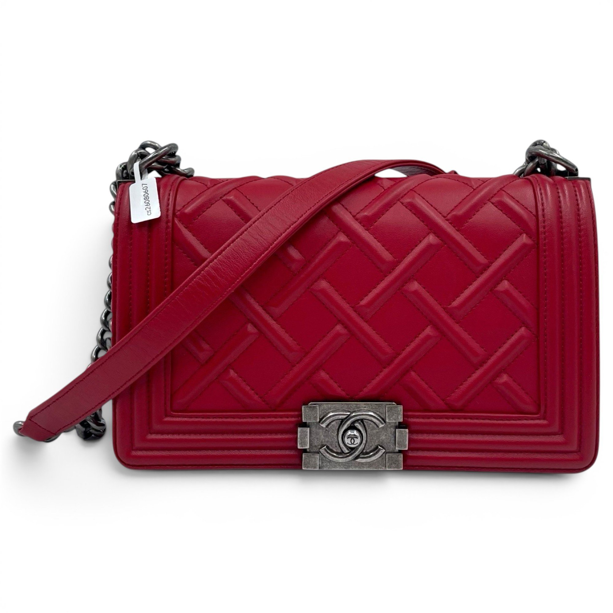 Boy leather crossbody bag