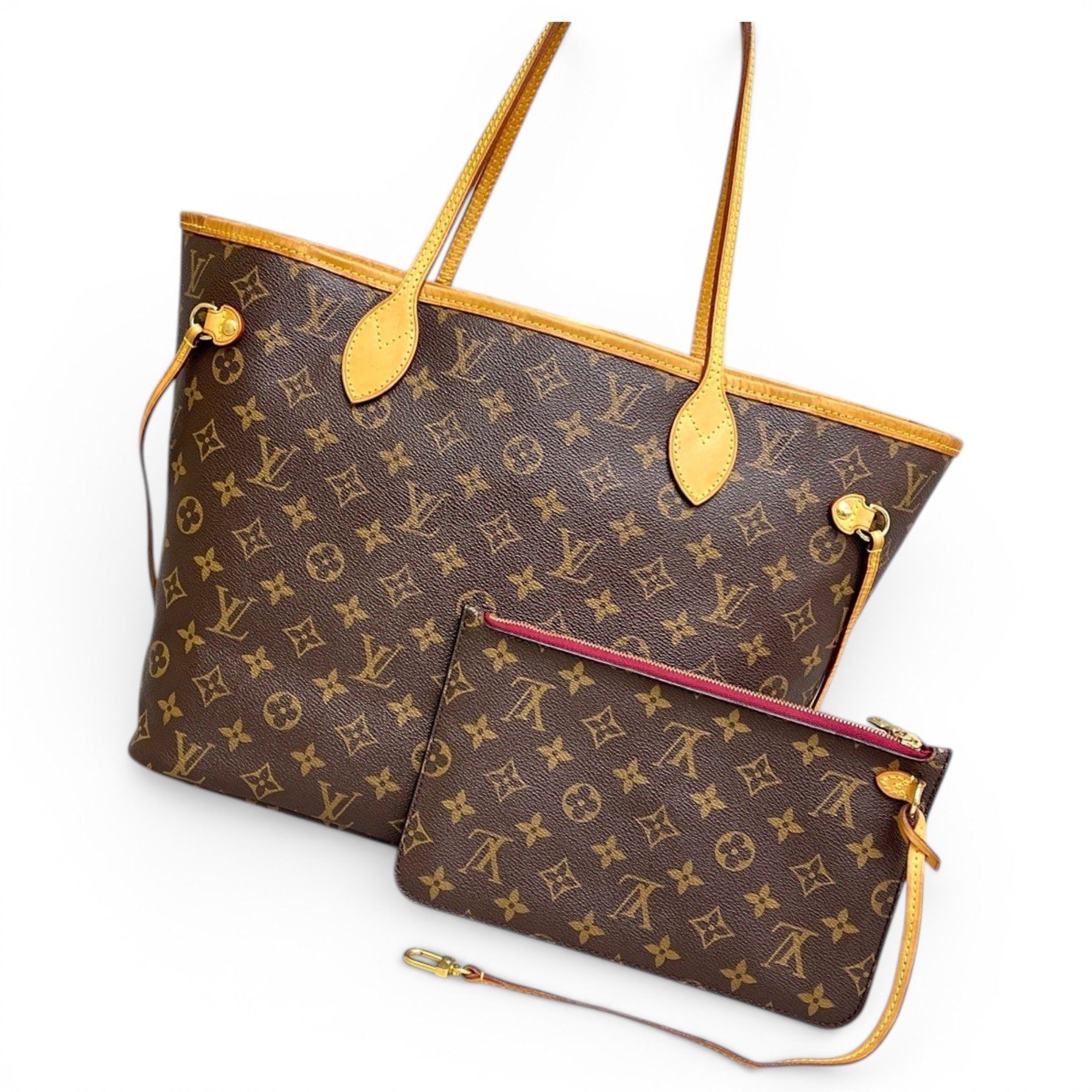 Neverfull leather handbag