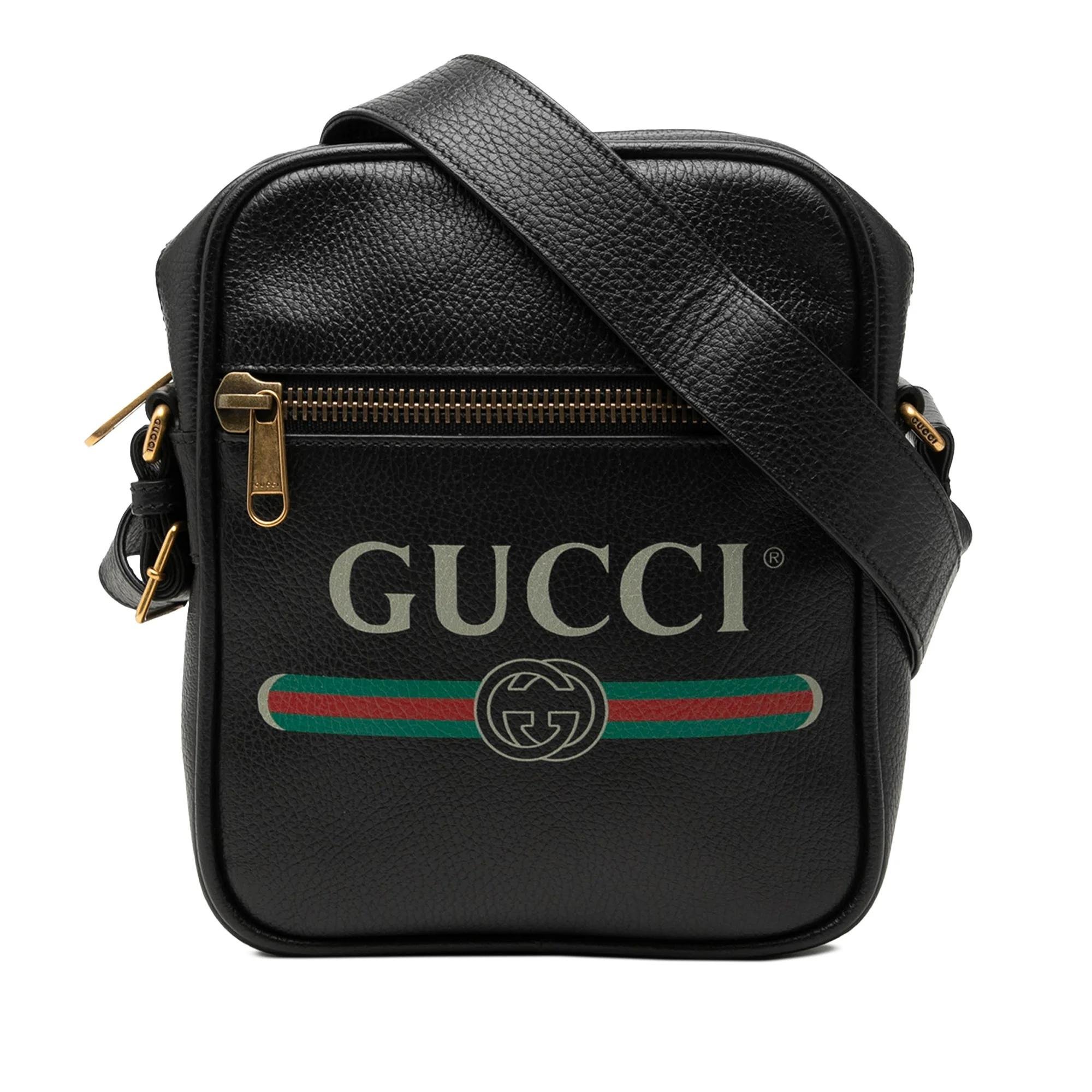 Gucci B pony-style calfskin crossbody bag