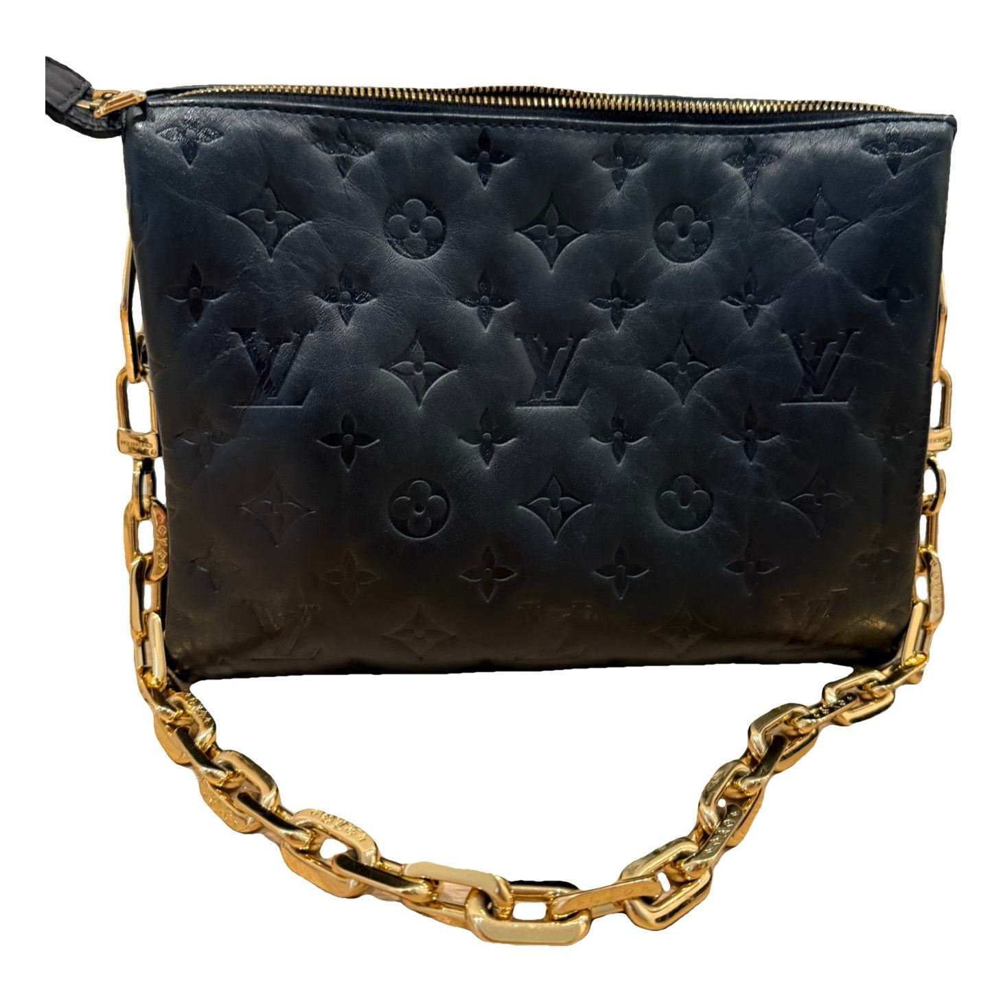 Coussin leather handbag