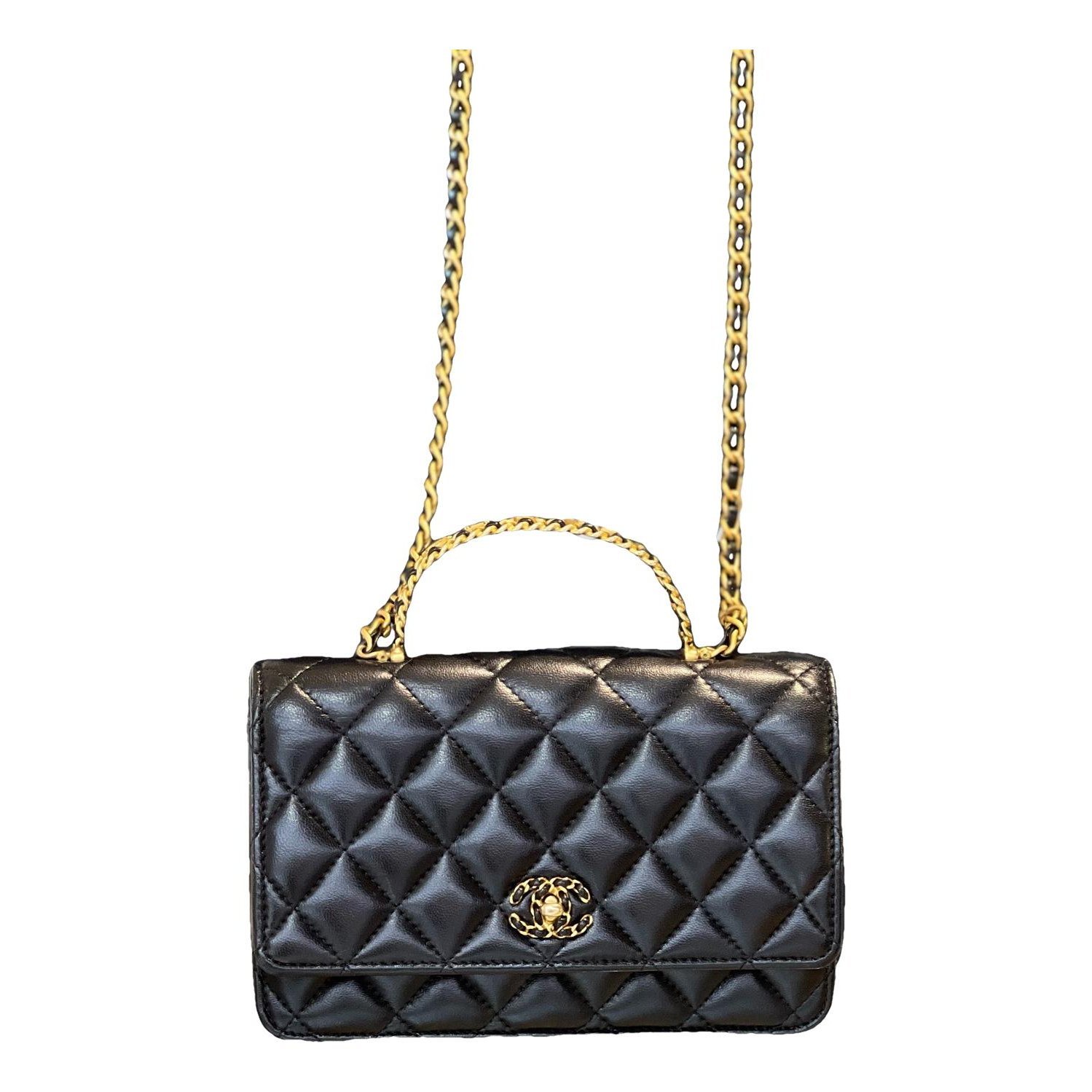 Trendy CC Wallet on Chain leather crossbody bag