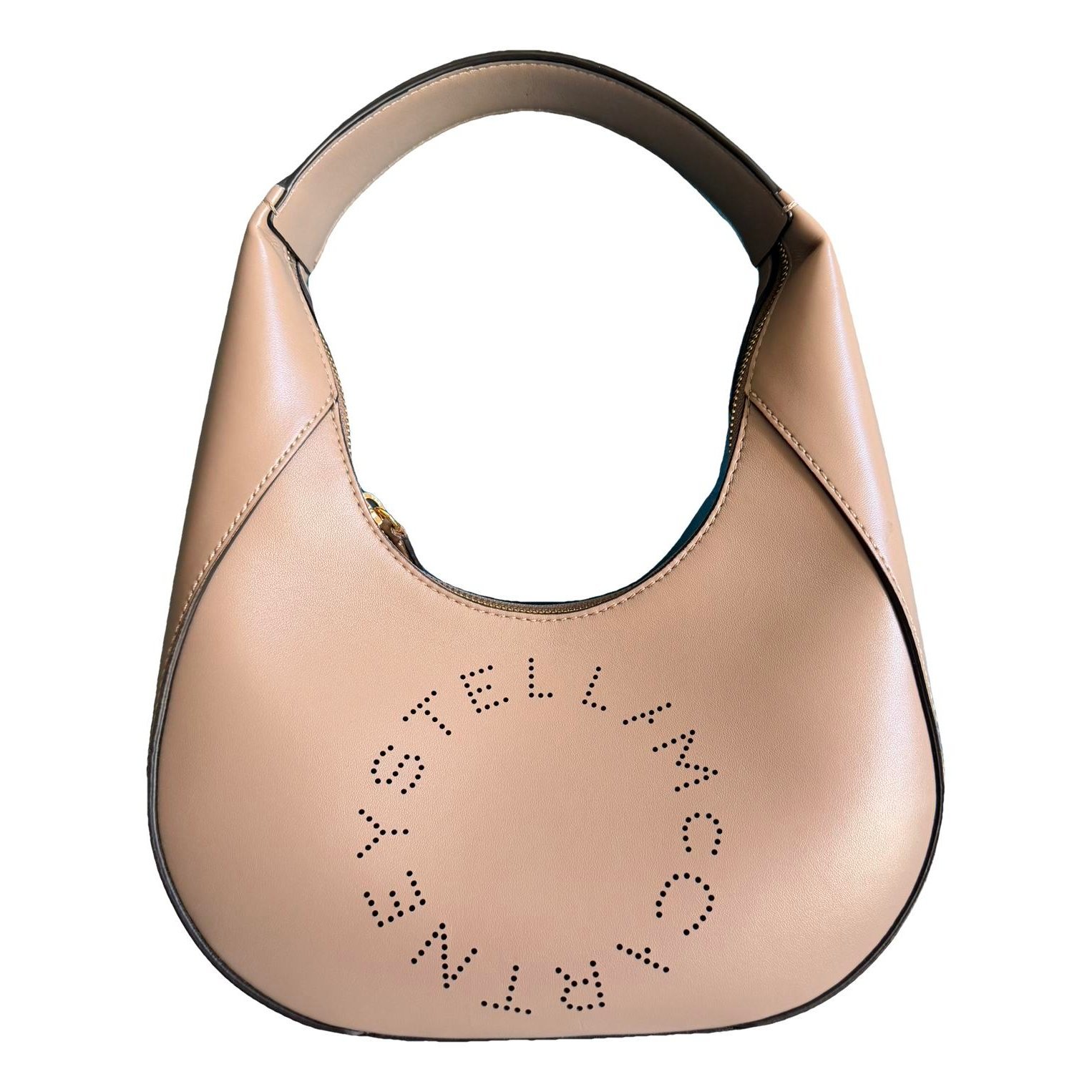 Logo vegan leather handbag