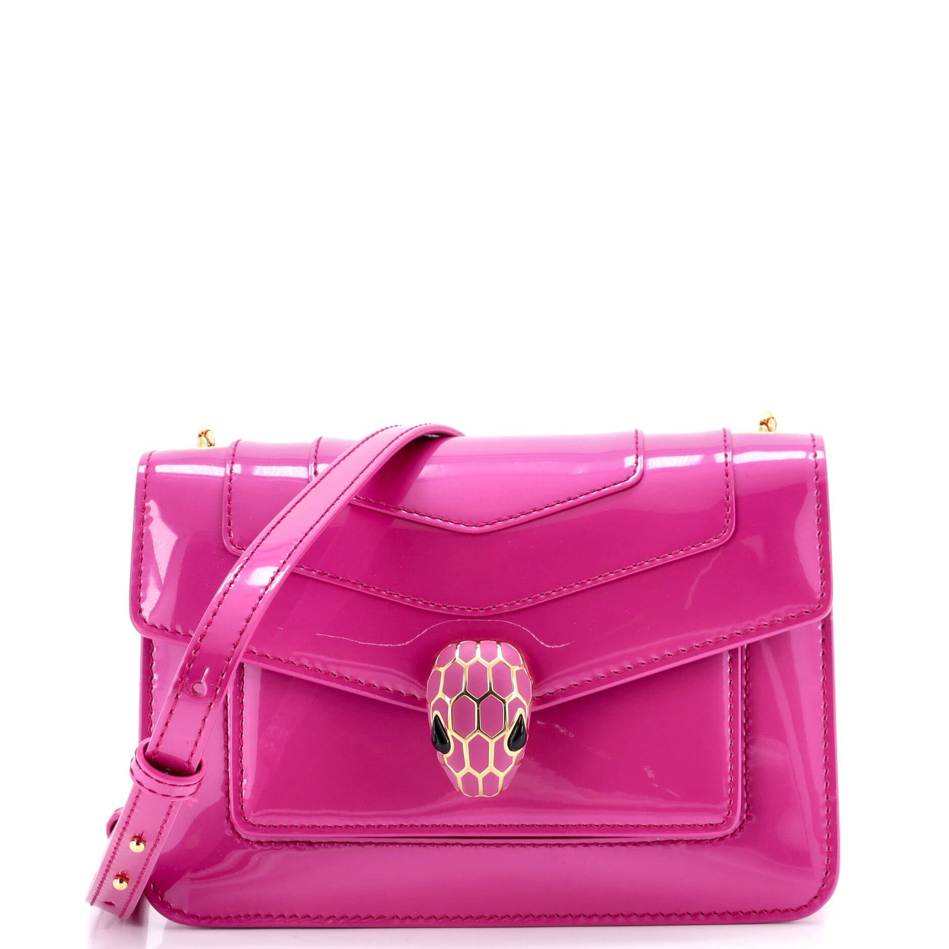 Bvlgari Serpenti Forever Shoulder Bag Patent Small