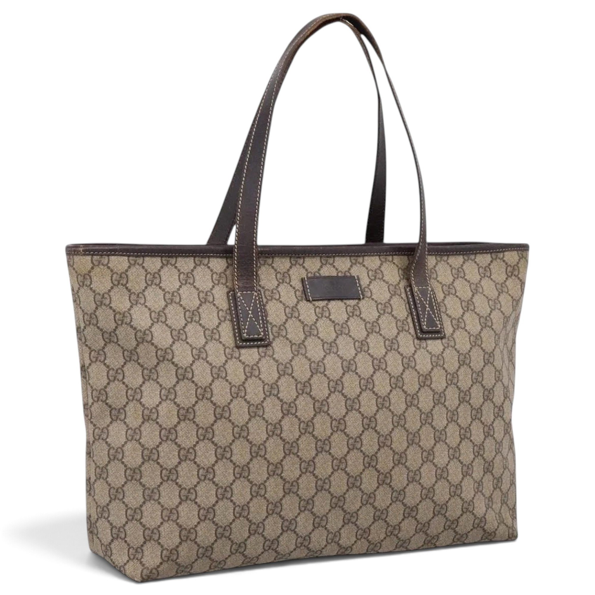 Leather tote