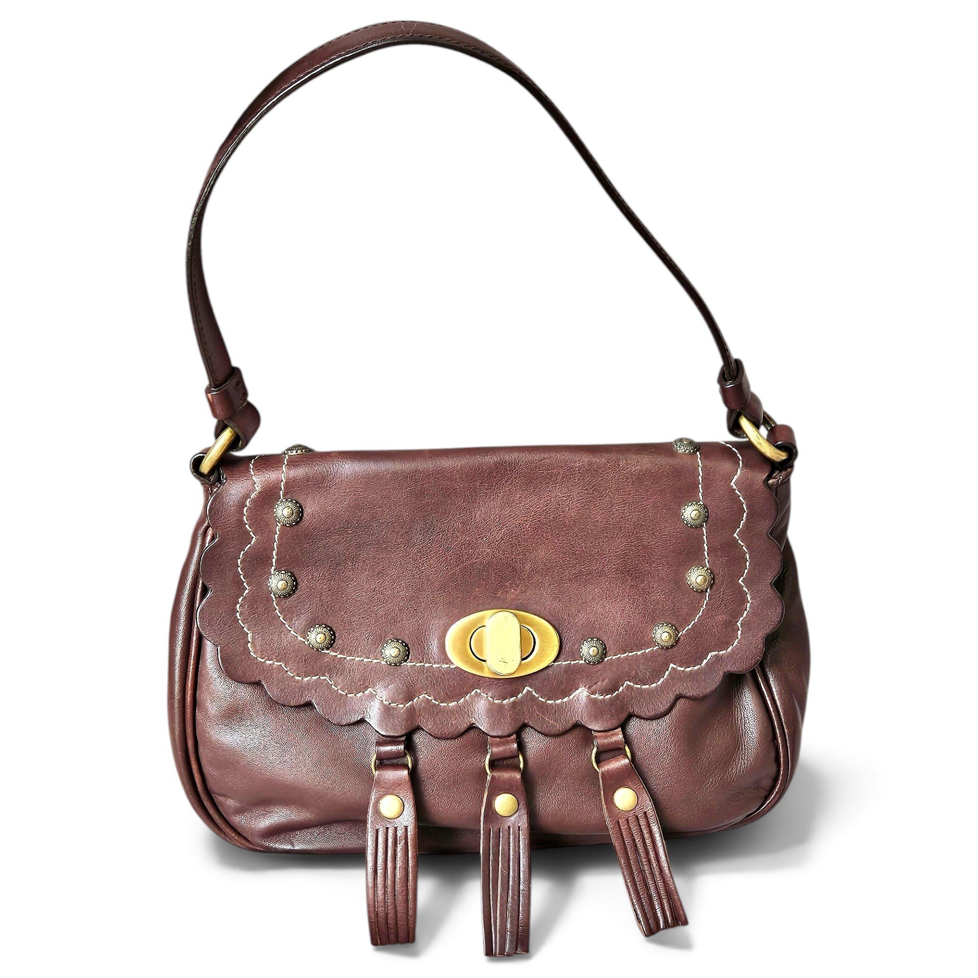 Leather handbag