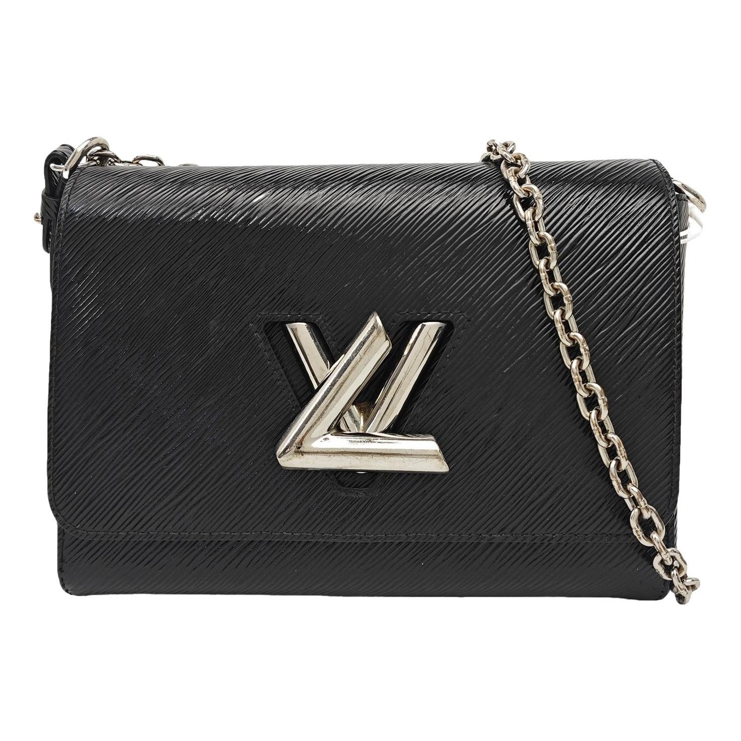 Twist leather handbag