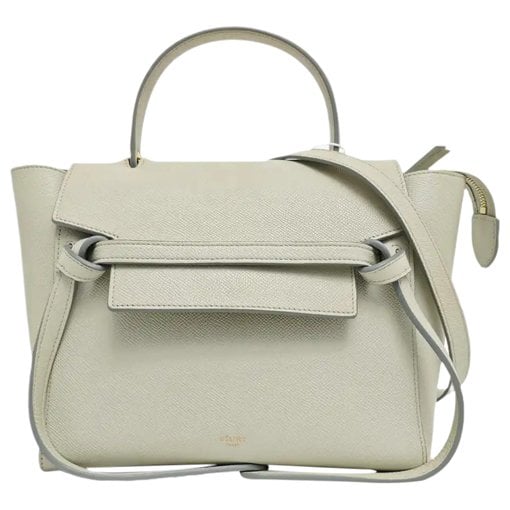 Belt leather handbag