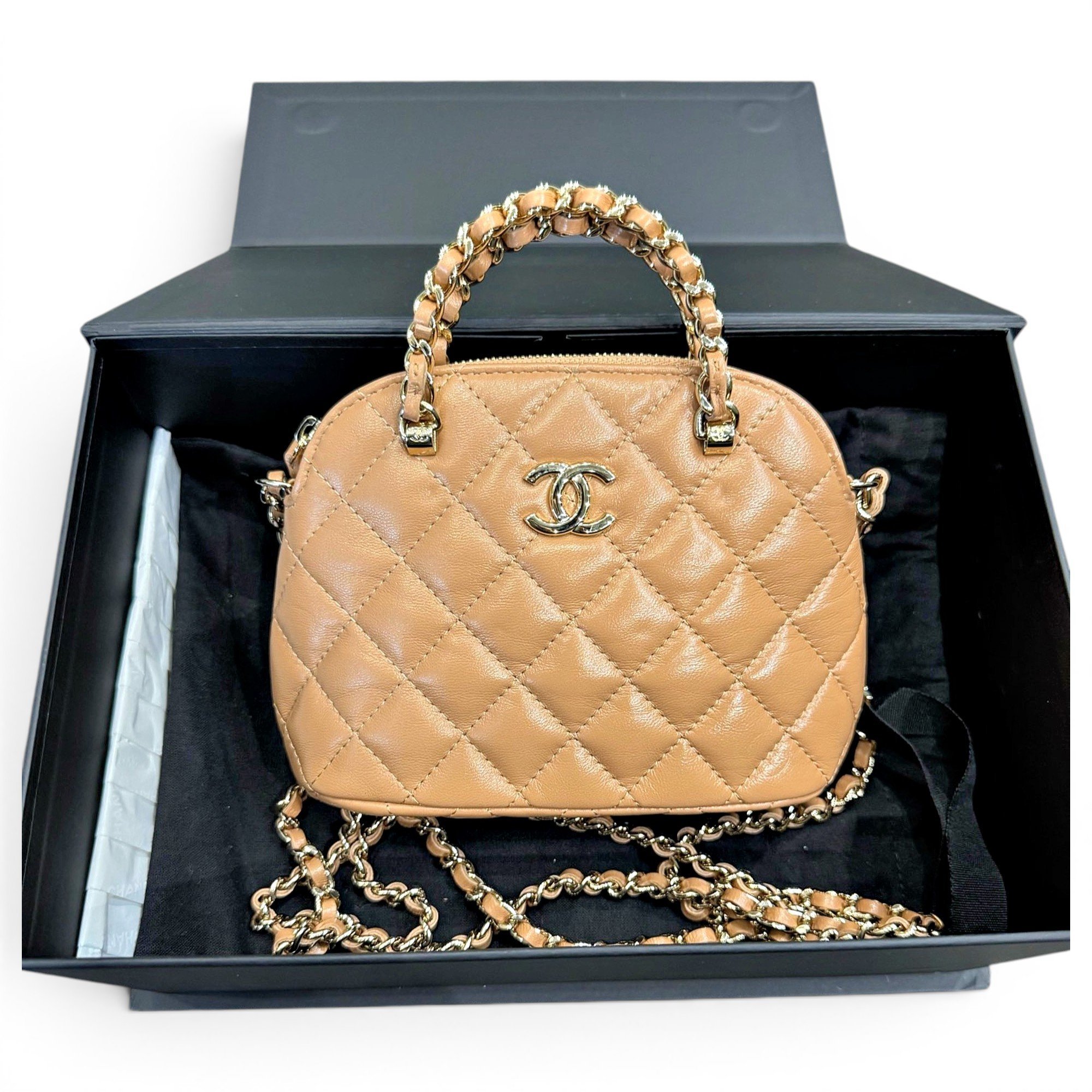 Leather handbag