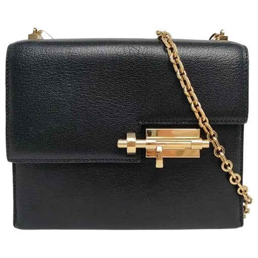 Verrou leather crossbody bag