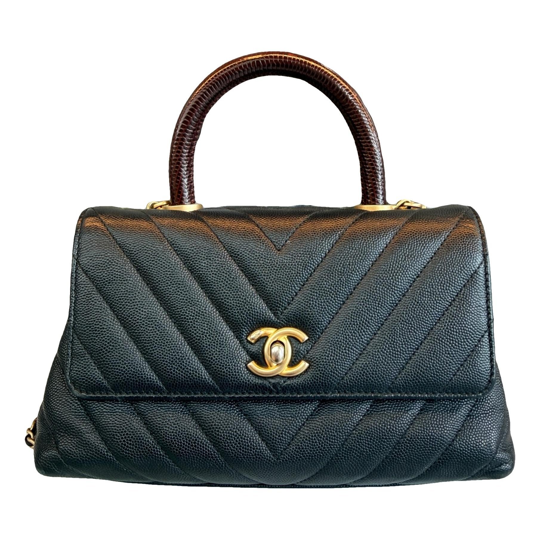 Coco Handle leather handbag