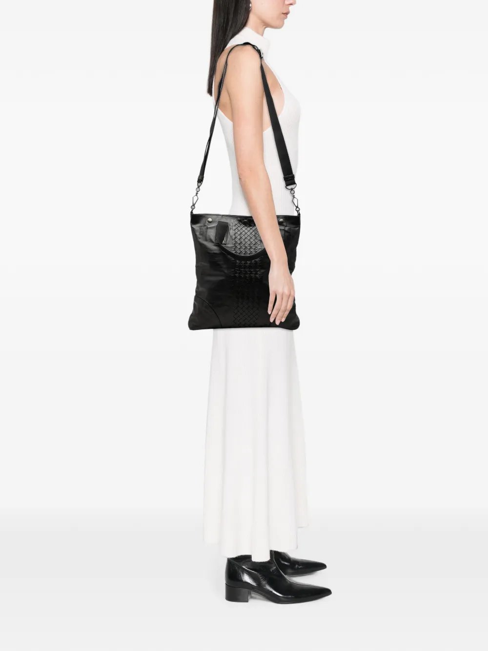 2012-2026 Intrecciato Trimmed Nappa Convertible Tote satchel