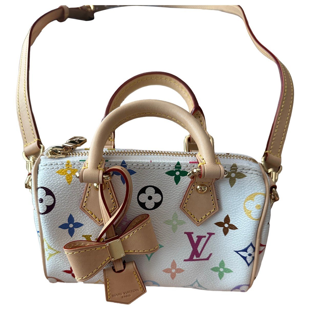 Louis Vuitton Nano Speedy / Mini HL leather mini bag