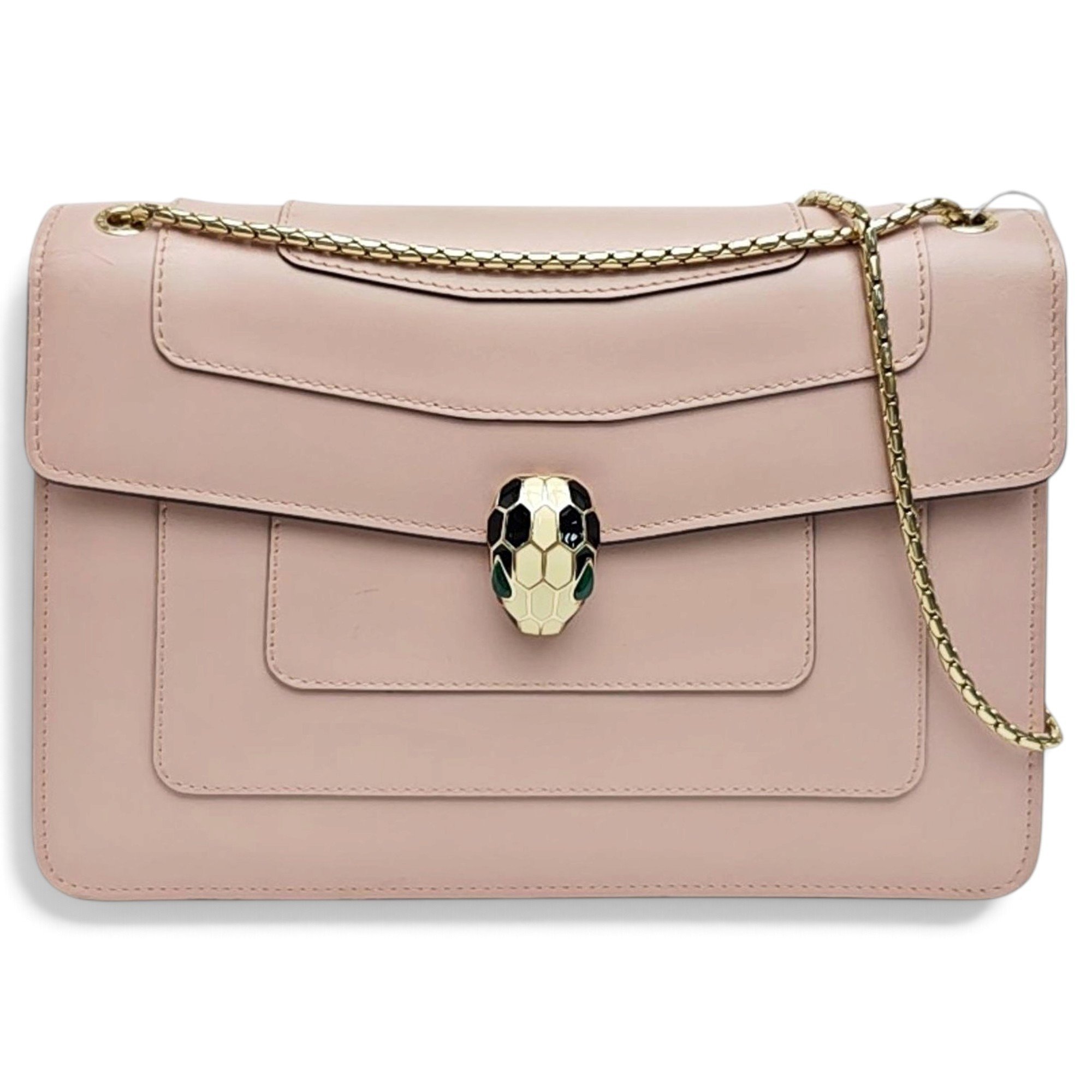 Serpenti leather crossbody bag