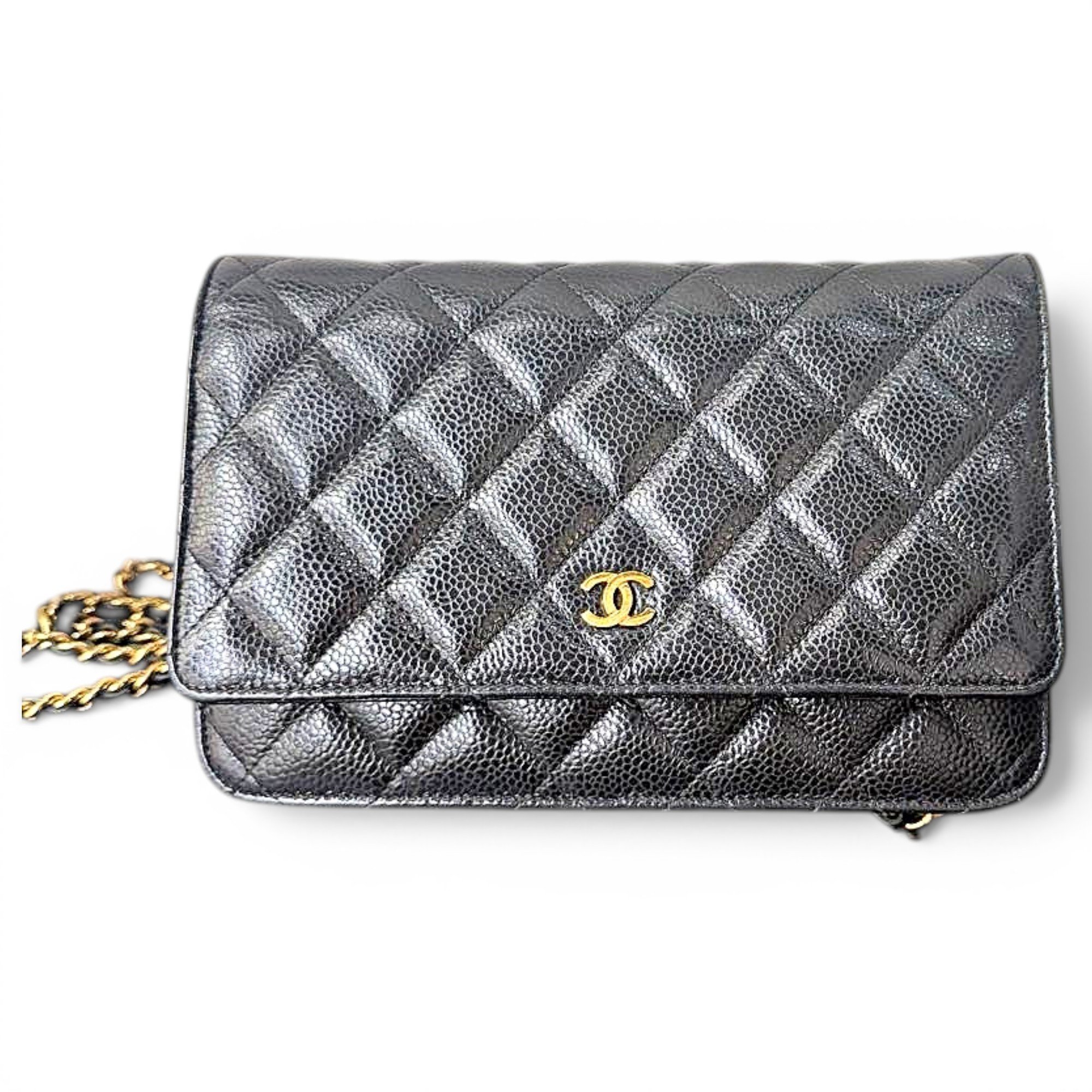 Wallet On Chain Timeless/Classique leather crossbody bag