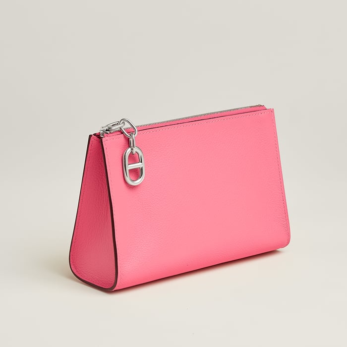 Rose Azalée Zipengo Chaine d'Ancre PM Pouch