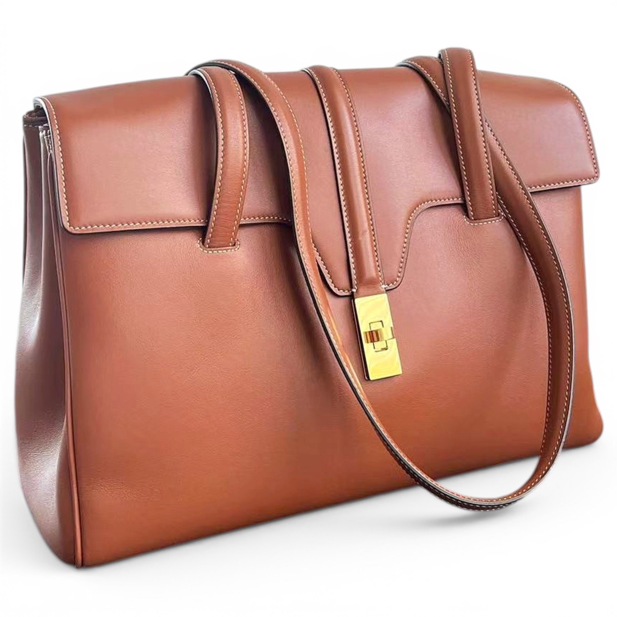 Leather handbag