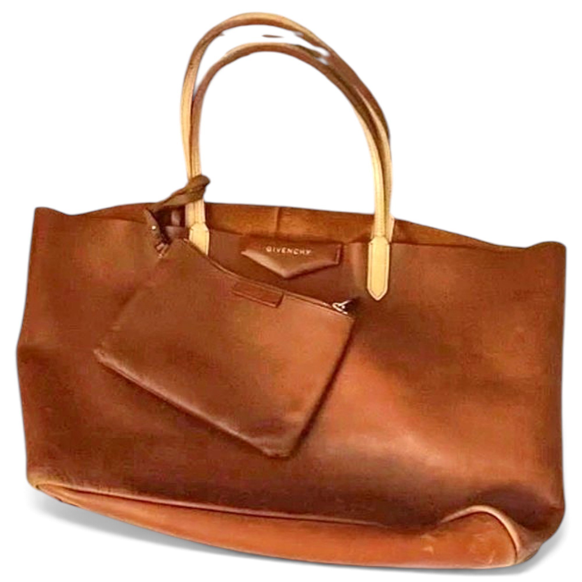Leather tote