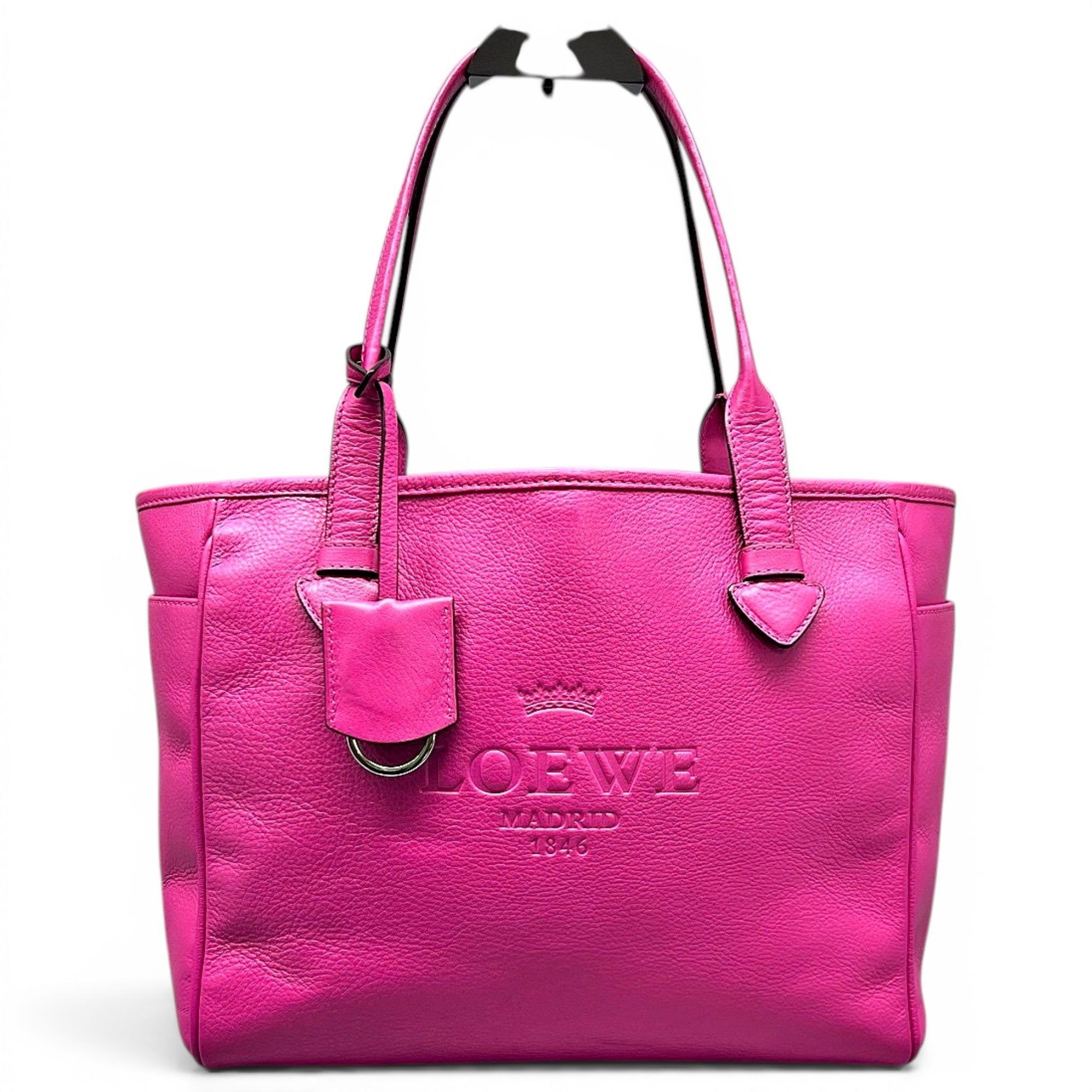 T Shopper leather handbag