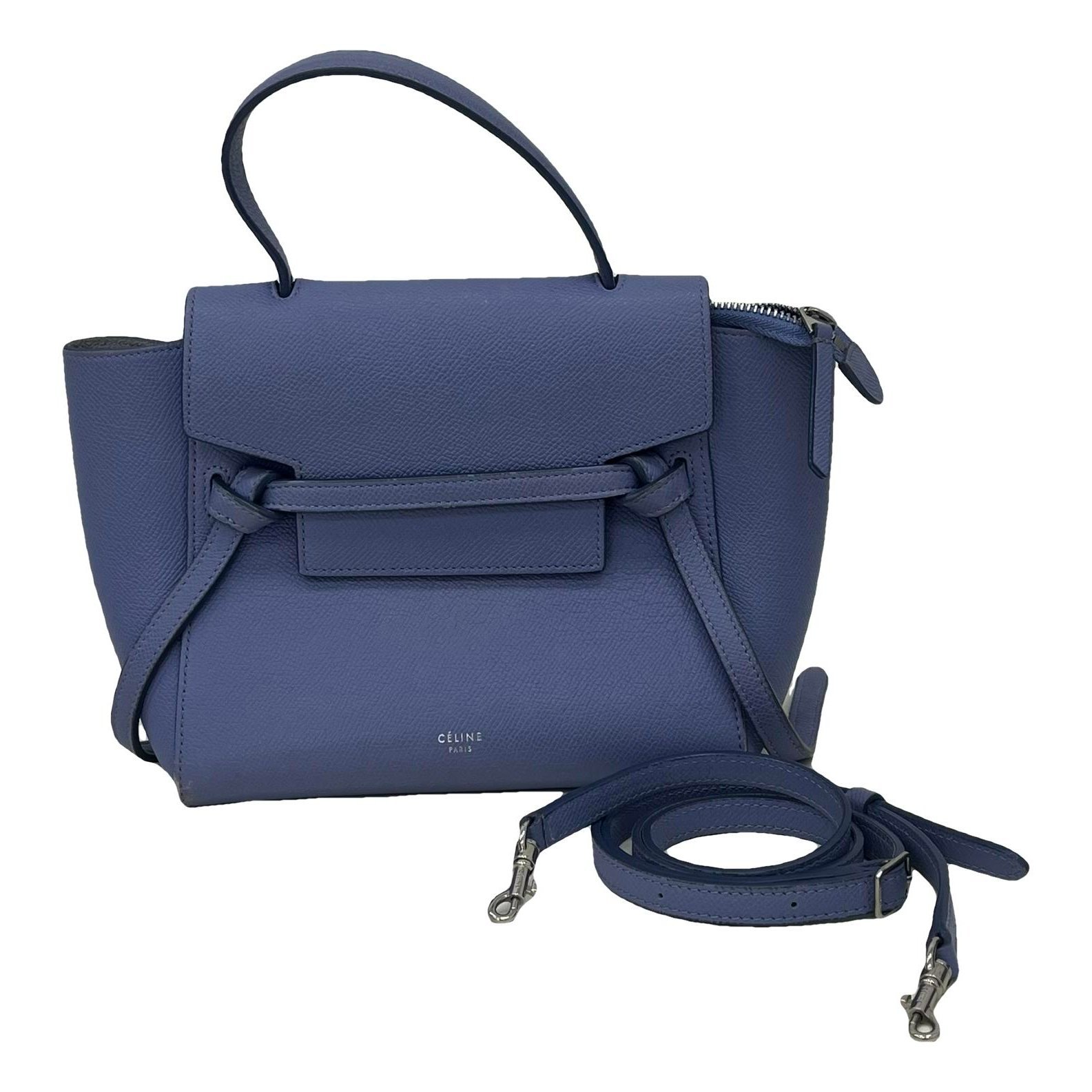 Belt leather handbag
