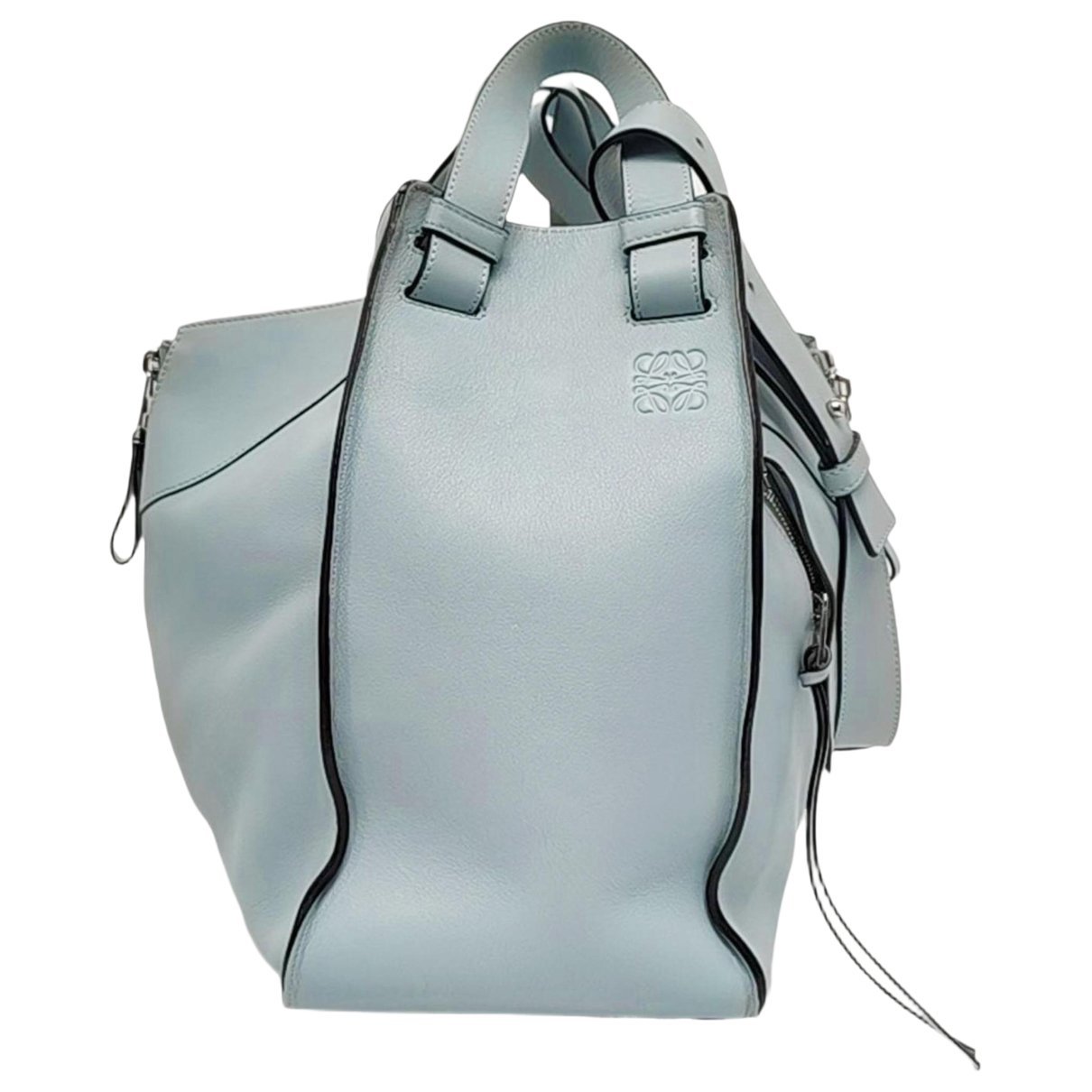 Hammock leather handbag