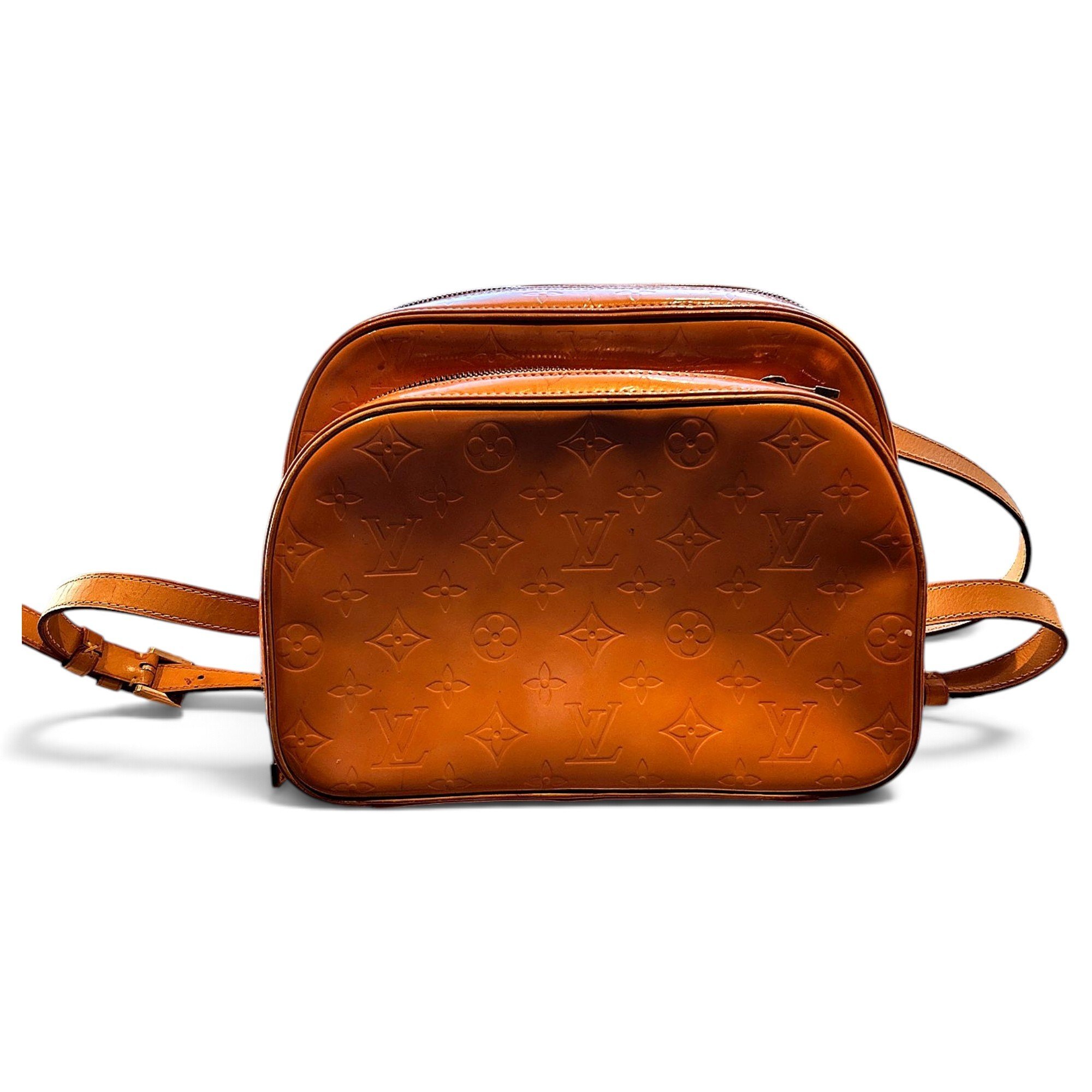 Murray patent leather backpack
