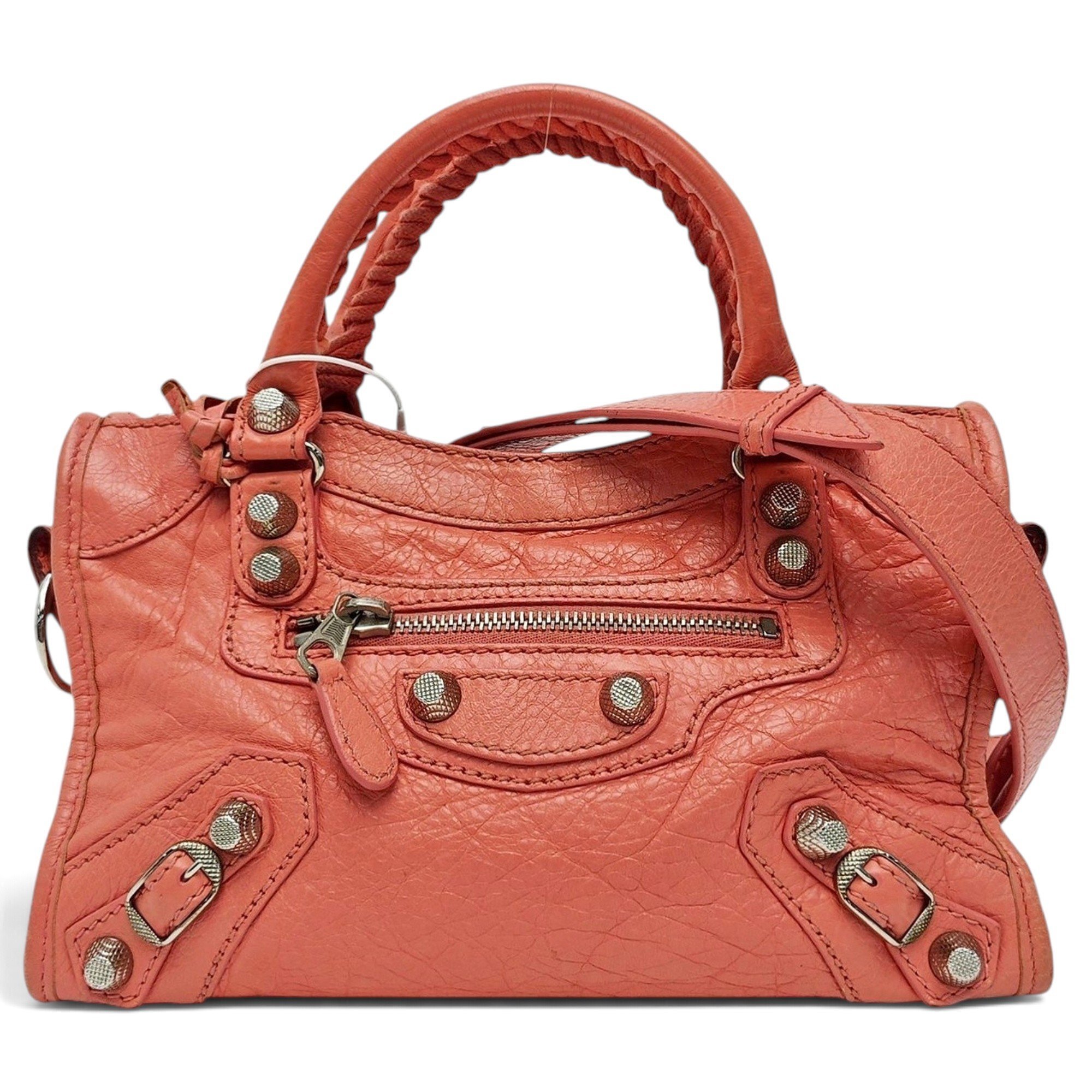 Leather handbag