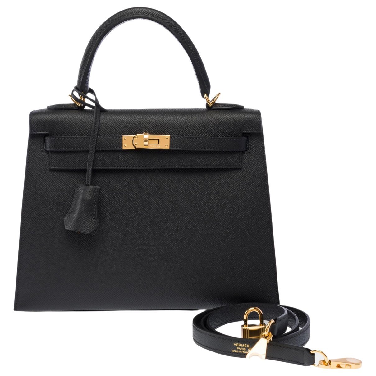 Kelly 25 leather handbag