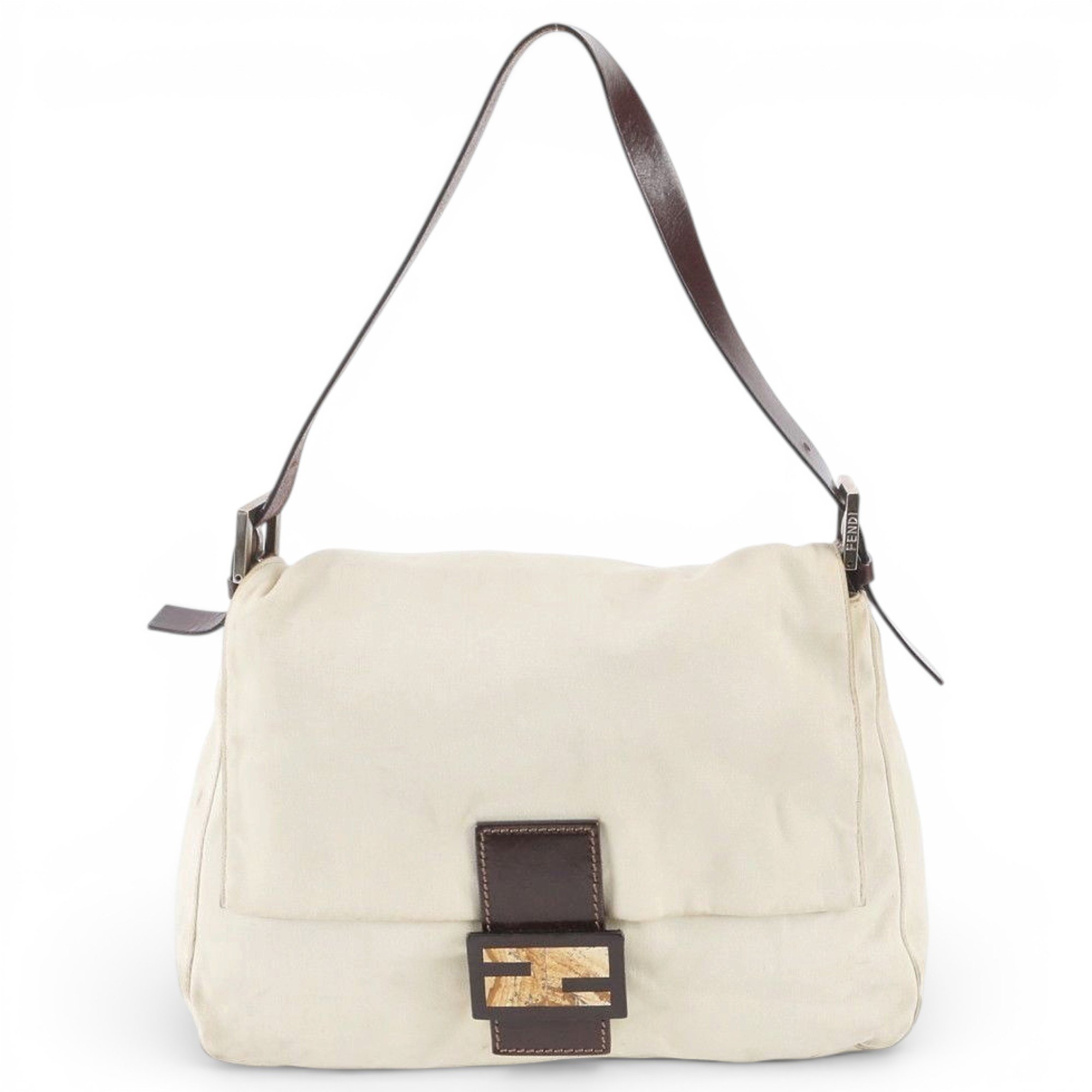 Baguette leather handbag
