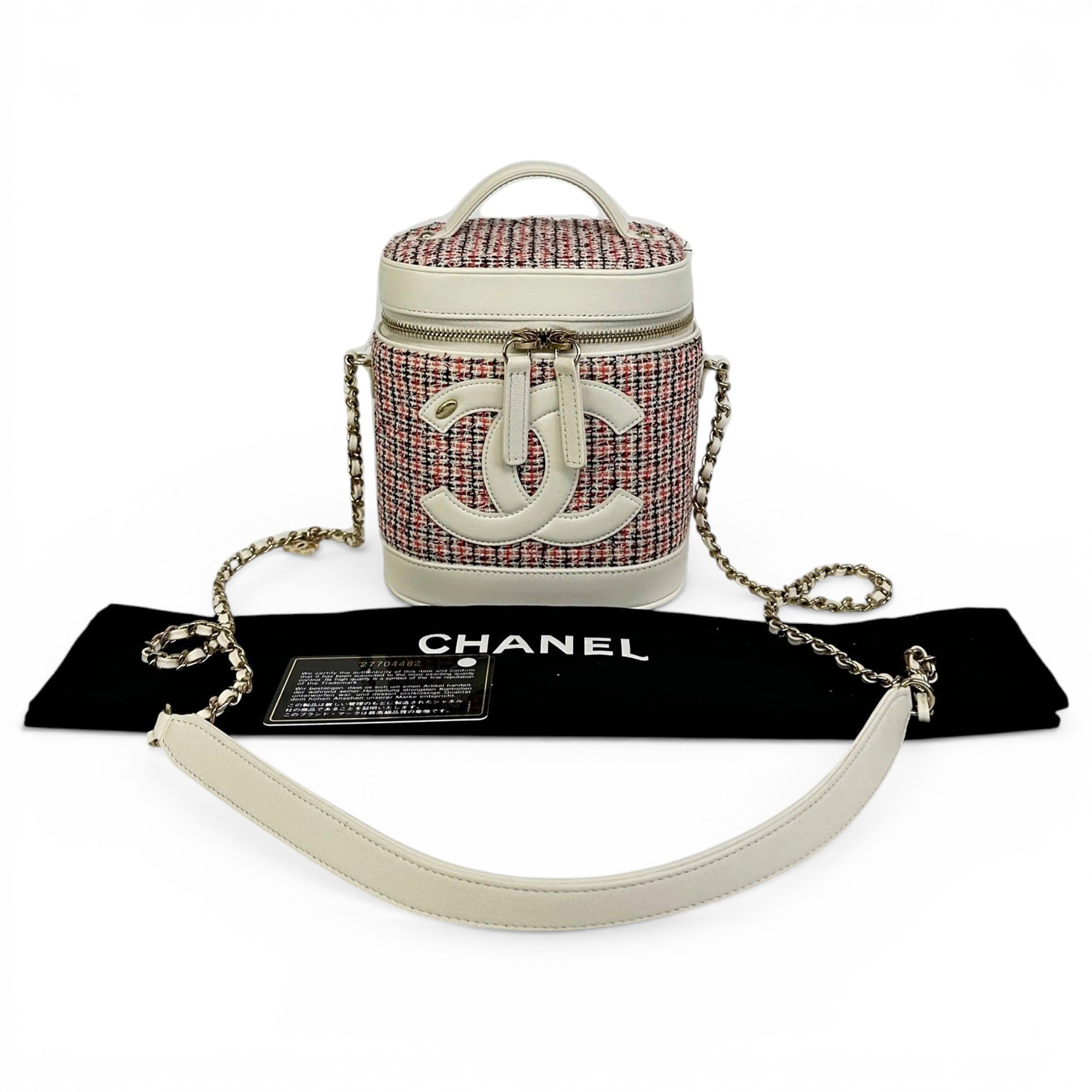 Vanity tweed bag
