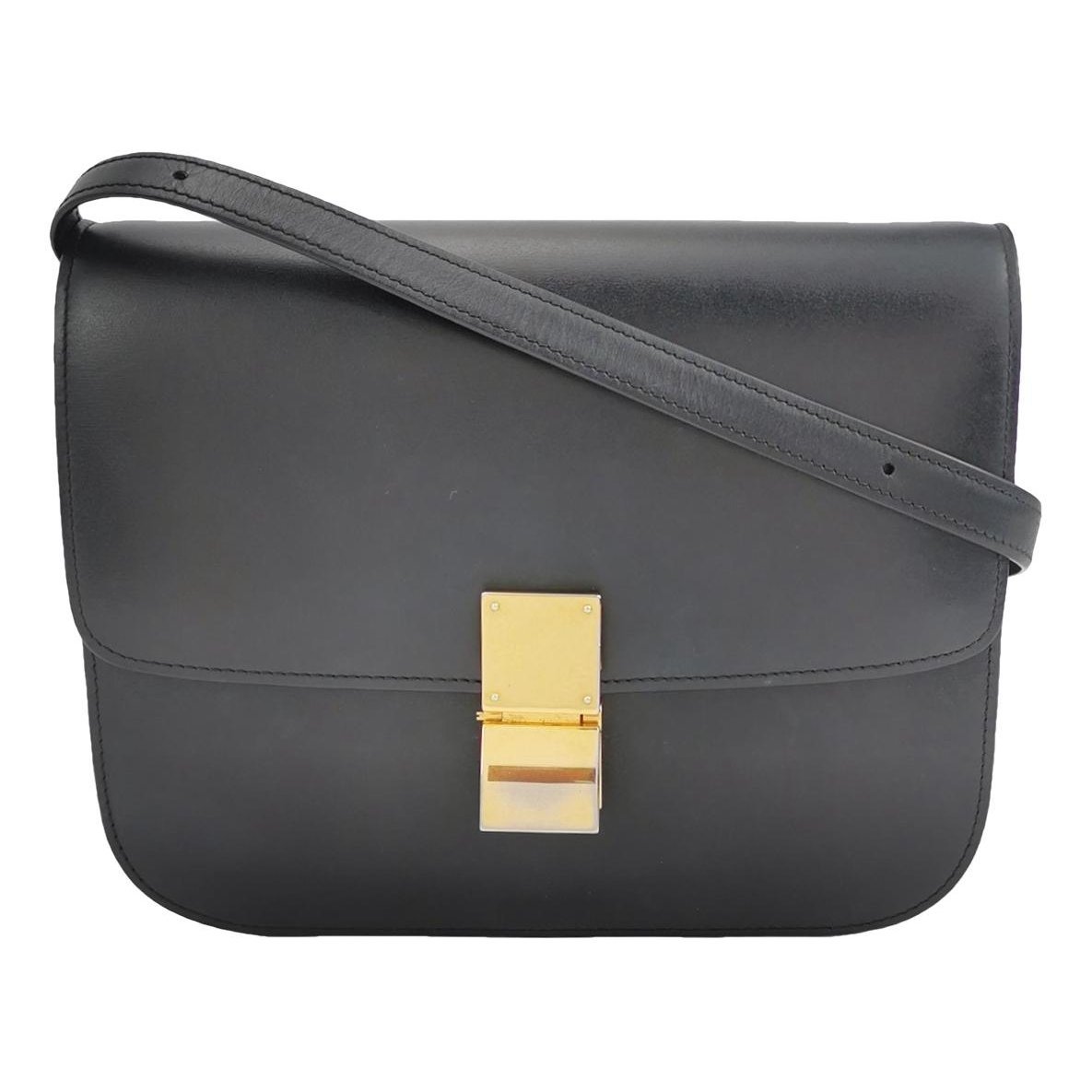 Classic leather crossbody bag