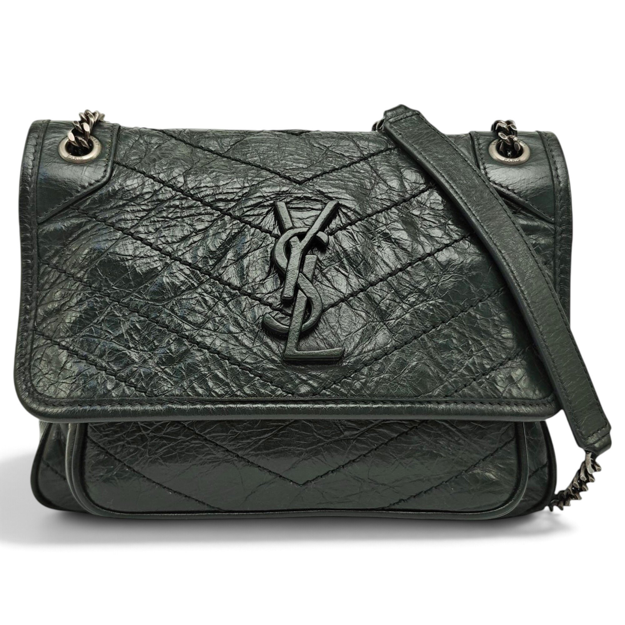 Niki leather crossbody bag