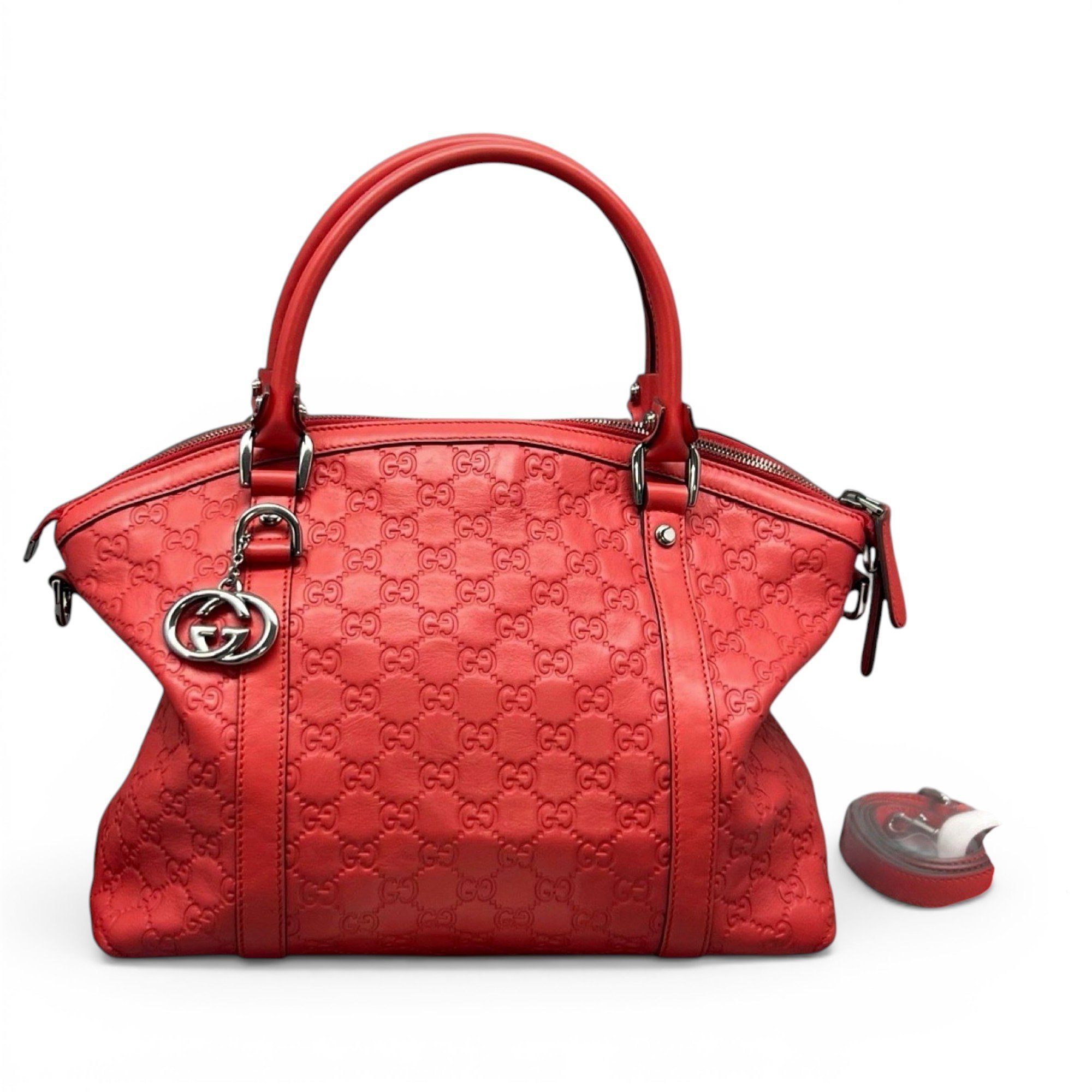 Leather handbag