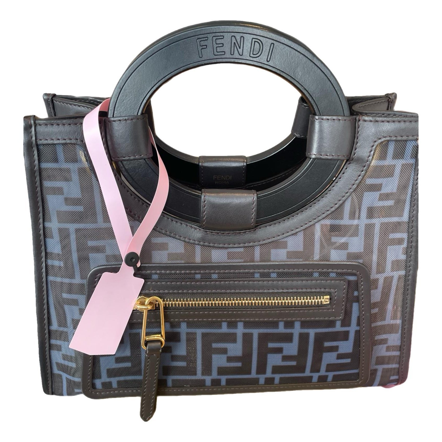 Runaway Shopping leather tote