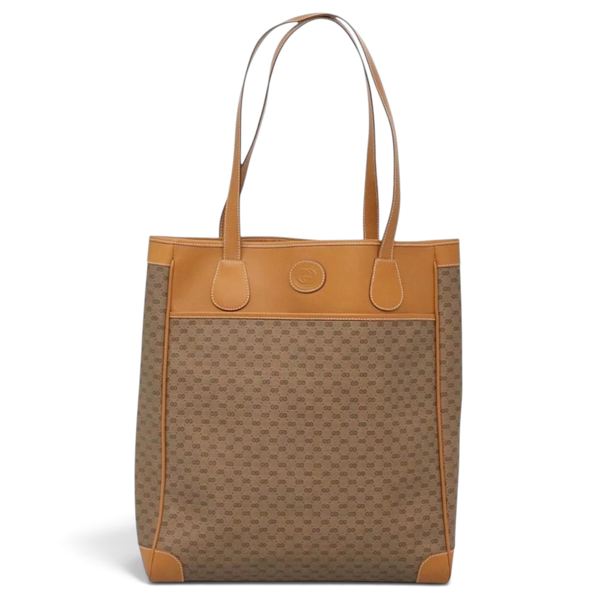 Leather tote