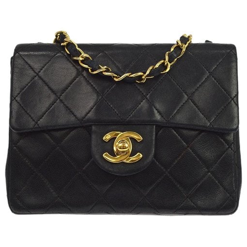 Trendy CC Flap leather handbag
