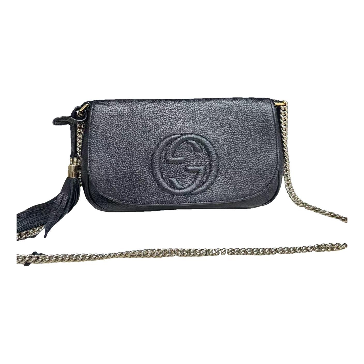 Soho Long Flap leather crossbody bag