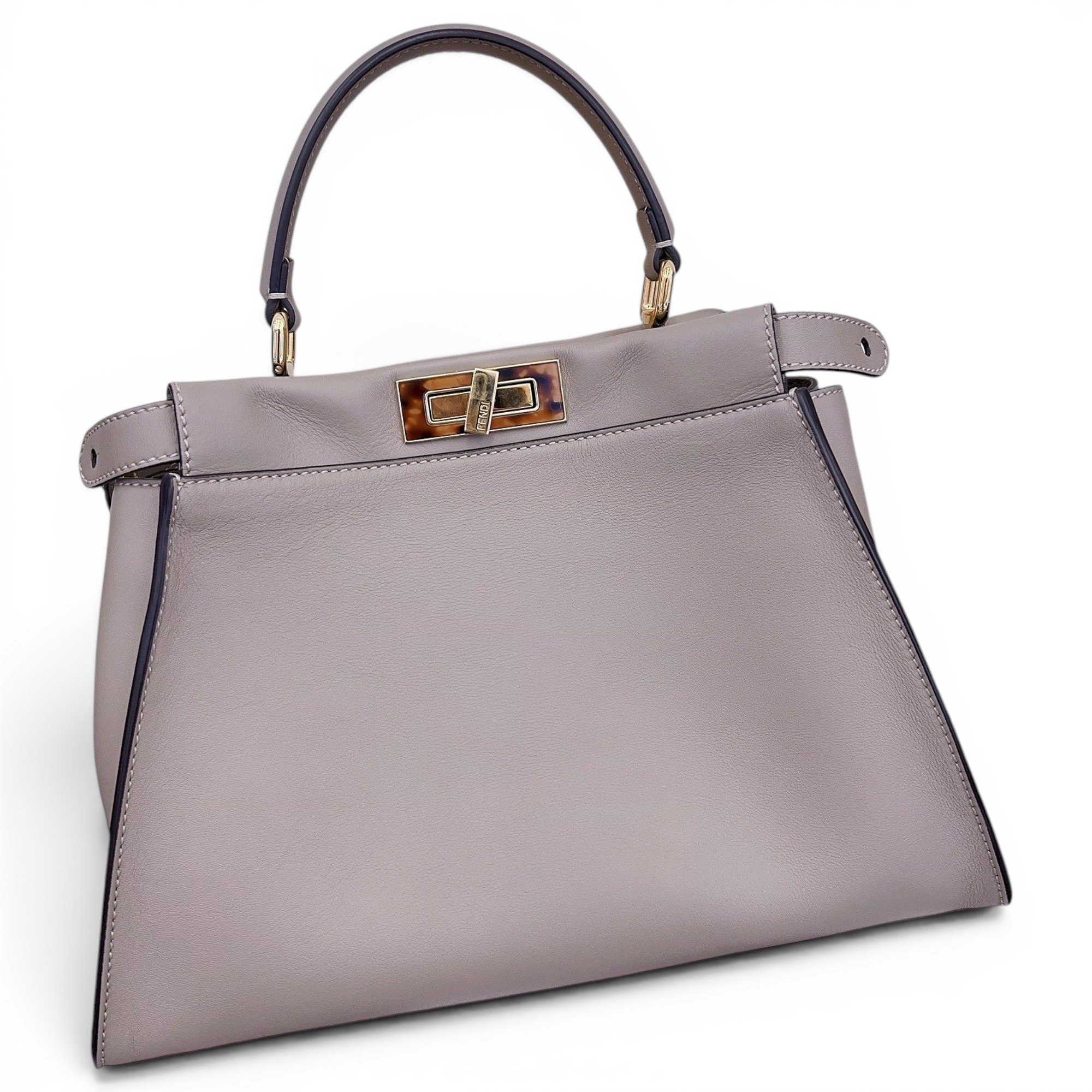 Peekaboo leather handbag