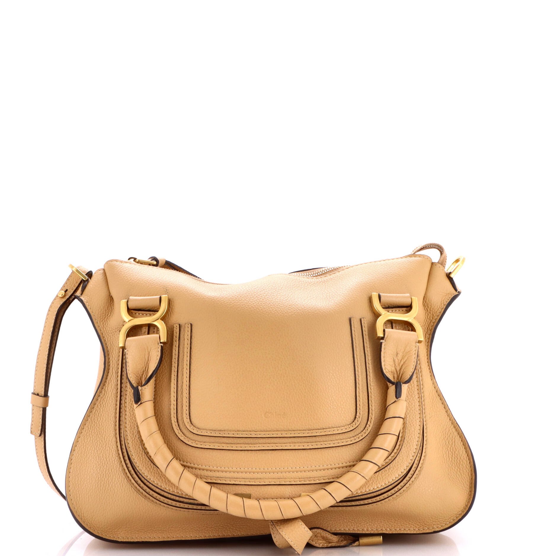 Marcie Satchel Leather Medium