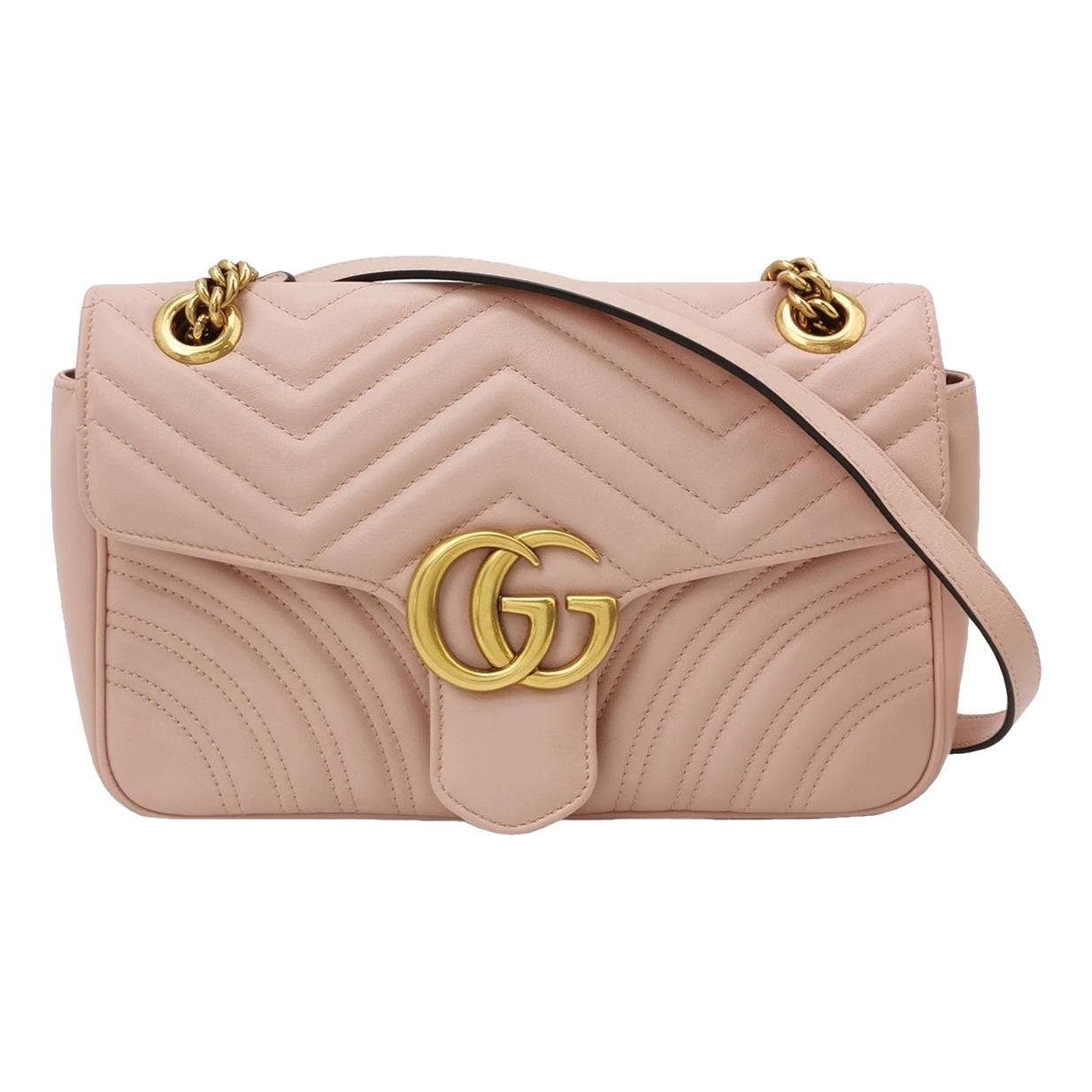 GG Marmont Flap leather handbag