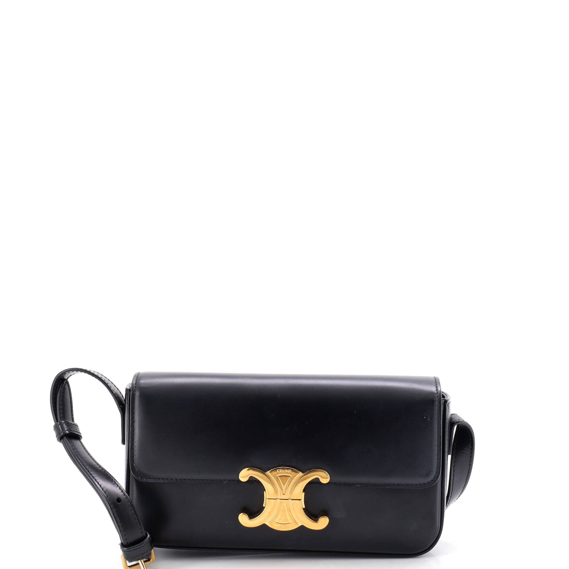 Triomphe East-West Shoulder Bag Smooth Calfskin